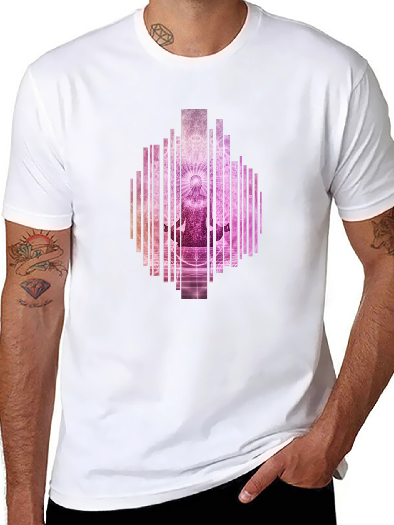 Zen Meditation Black T-Shirt