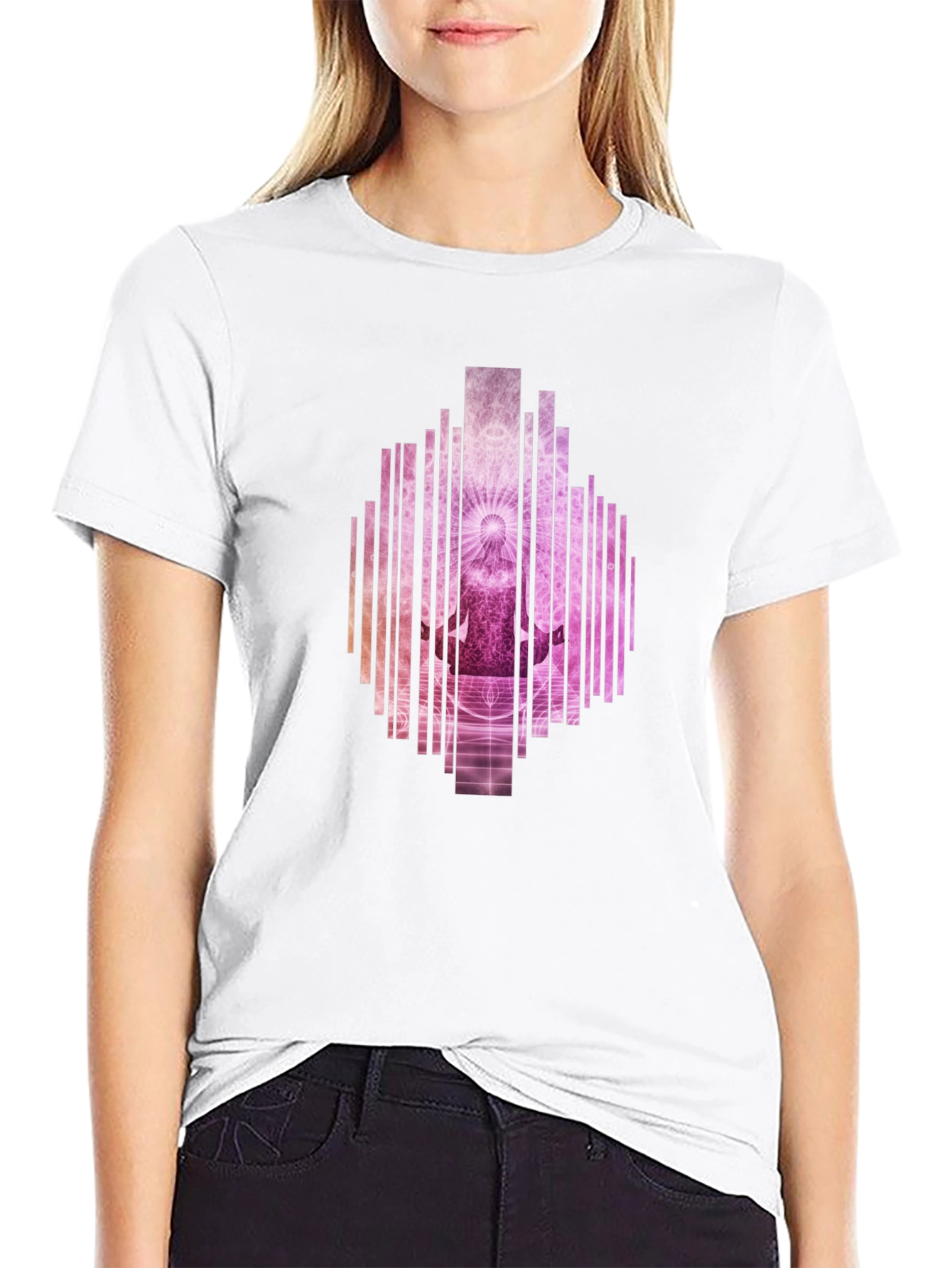Zen Meditation Black T-Shirt