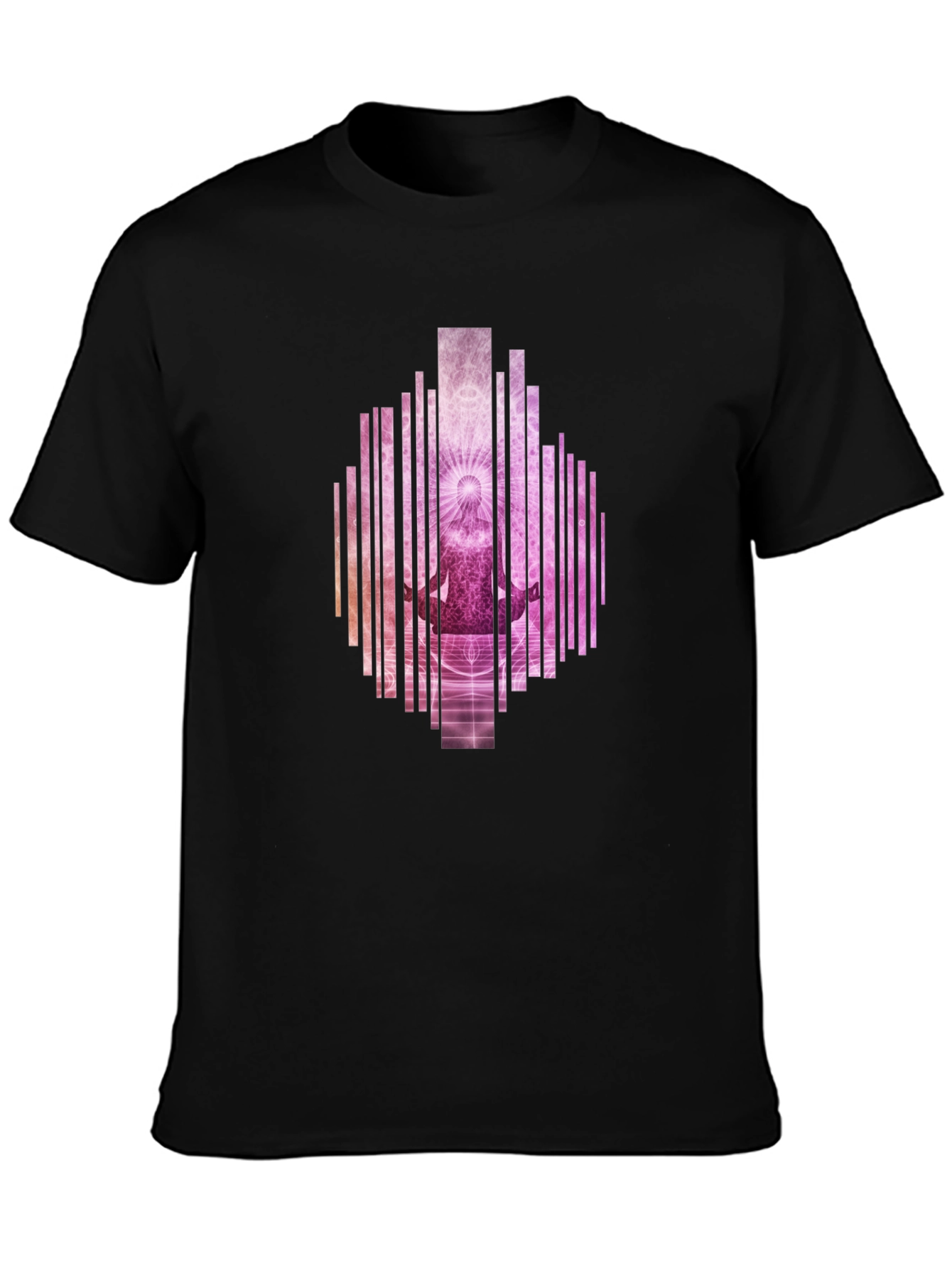 Zen Meditation Black T-Shirt