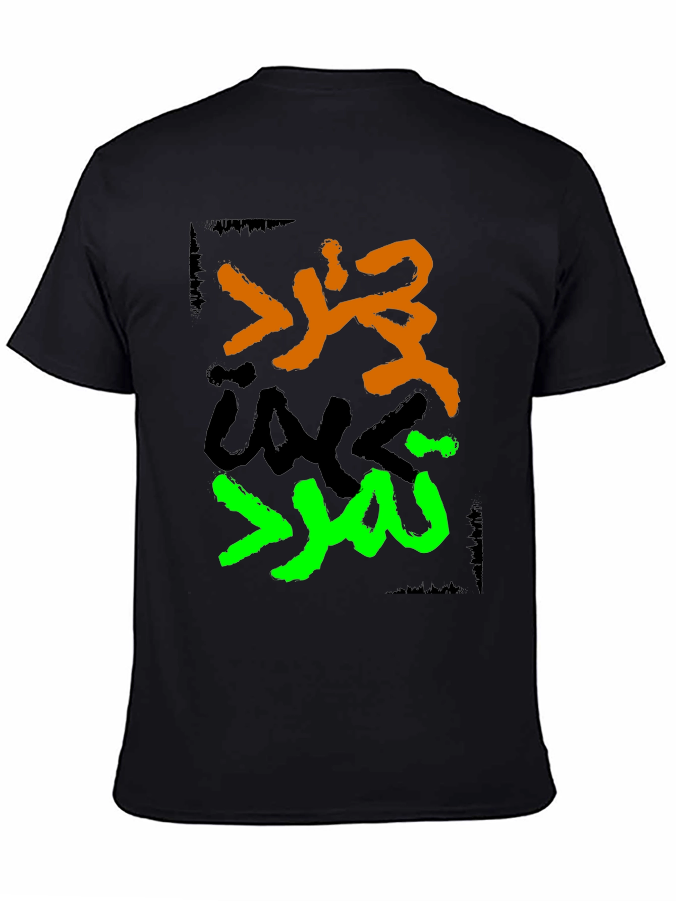 Graphic Tee - Arabic Design Black