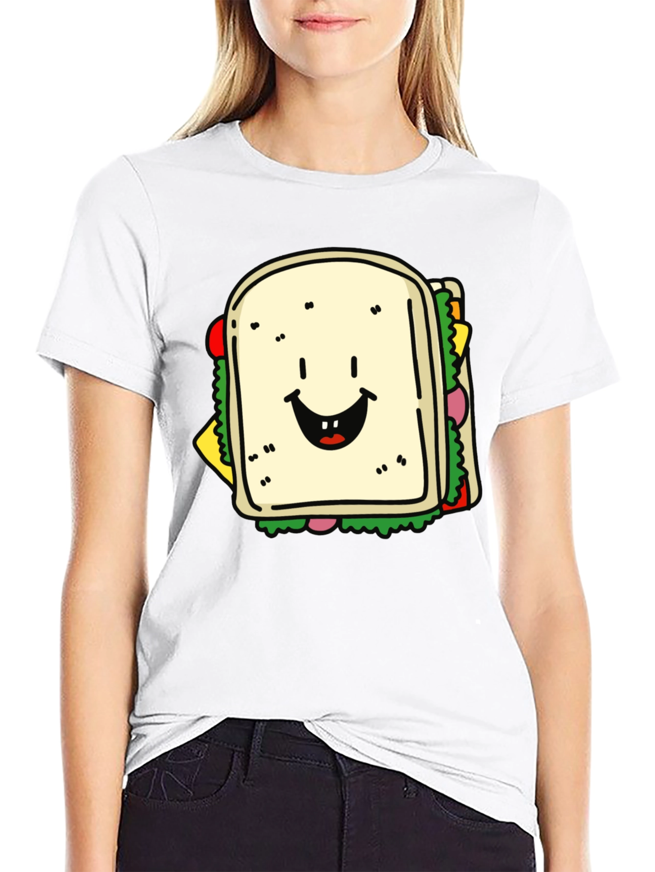 Sandwich Graphic Tee - Funny Food Shirt