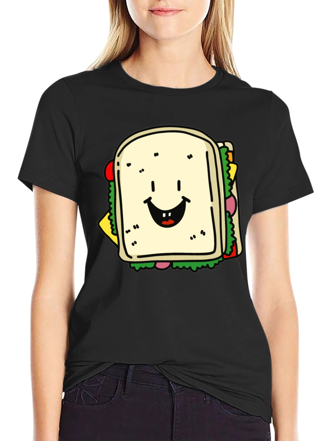 Sandwich Graphic Tee - Funny Food Shirt