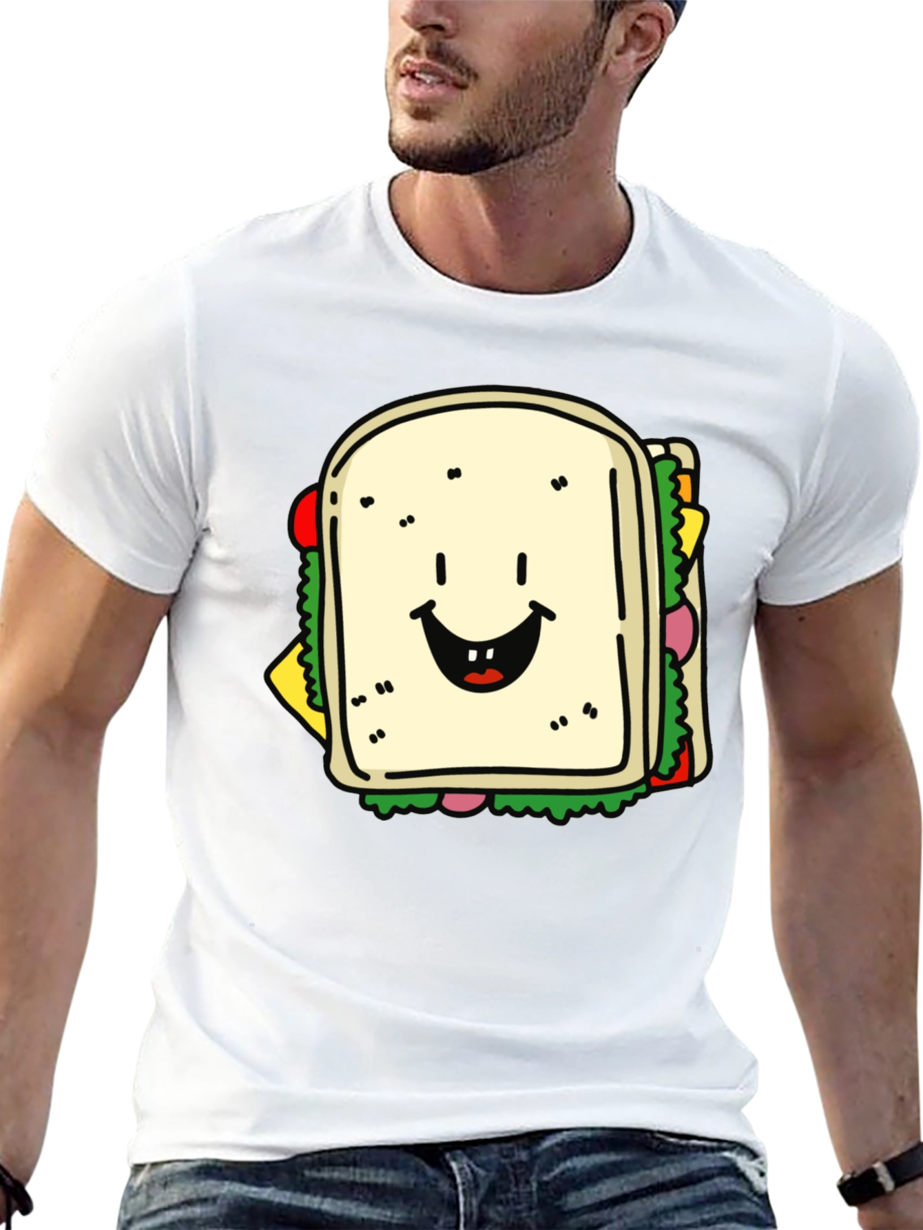 Sandwich Graphic Tee - Funny Food Shirt