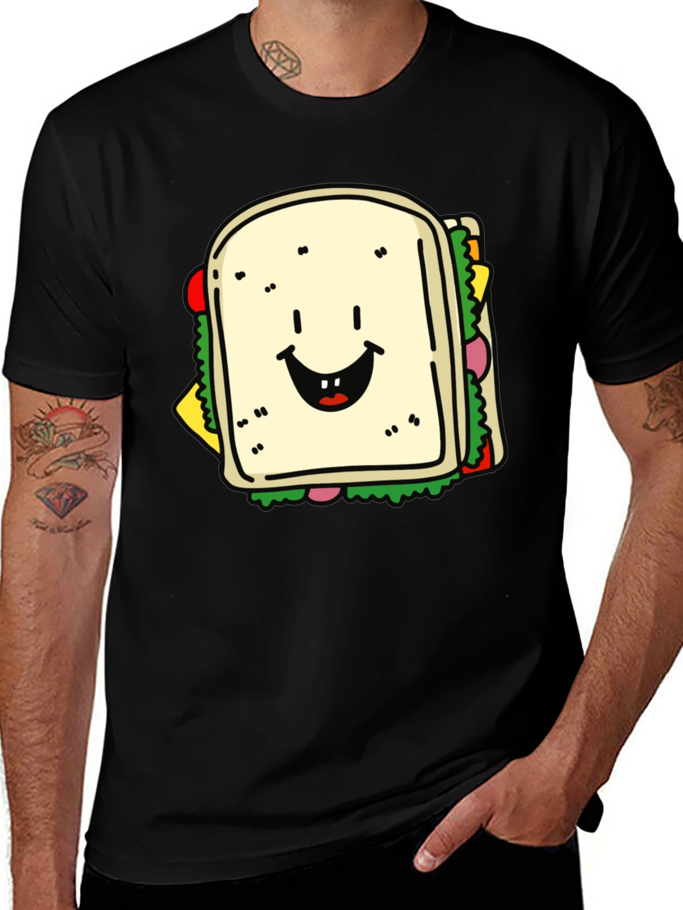 Sandwich Graphic Tee - Funny Food Shirt