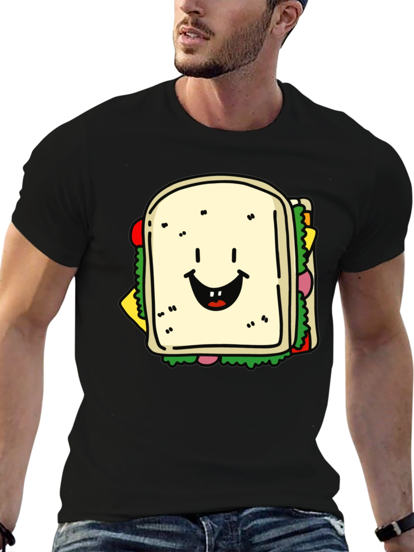 Sandwich Graphic Tee - Funny Food Shirt