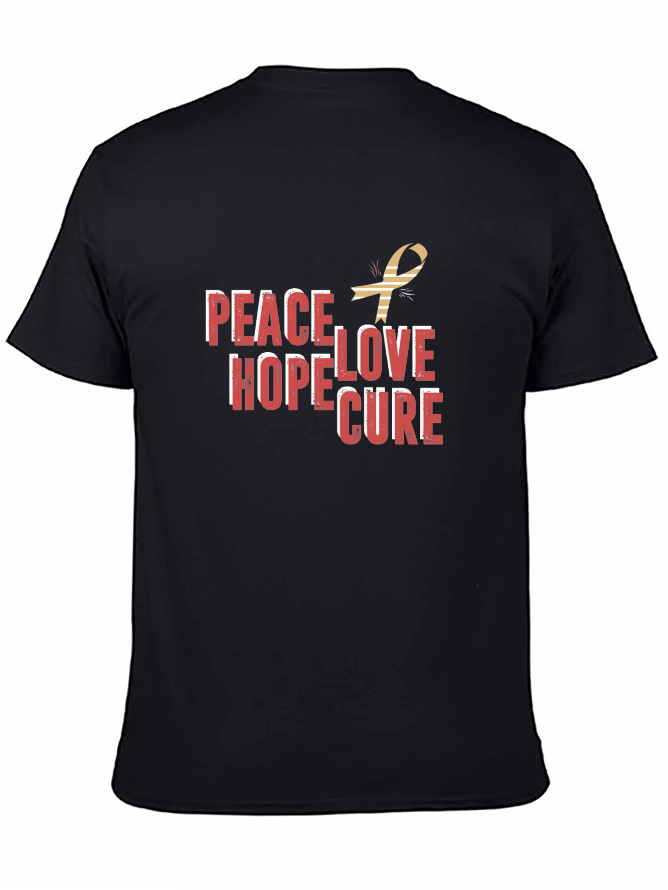 Peace Hope Love Cure Graphic Tee