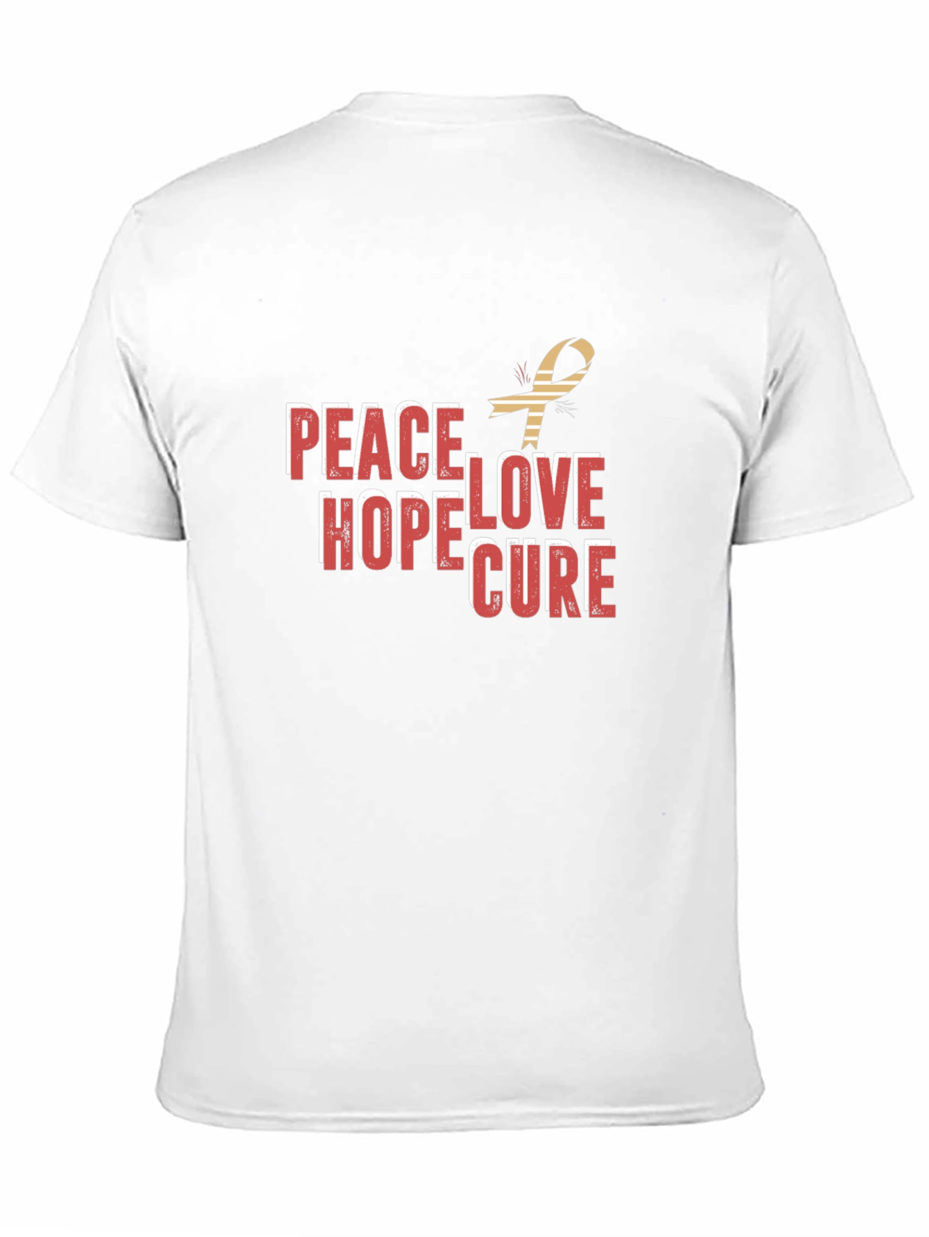 Peace Hope Love Cure Graphic Tee