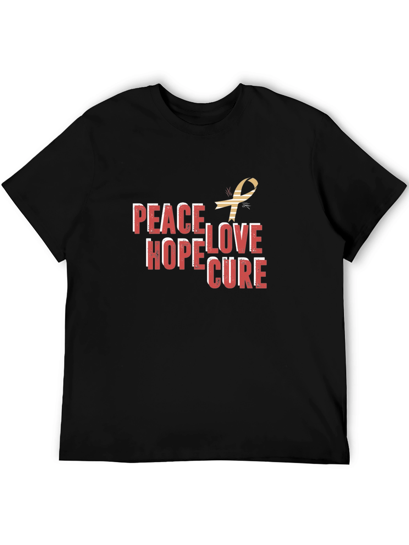 Peace Hope Love Cure Graphic Tee