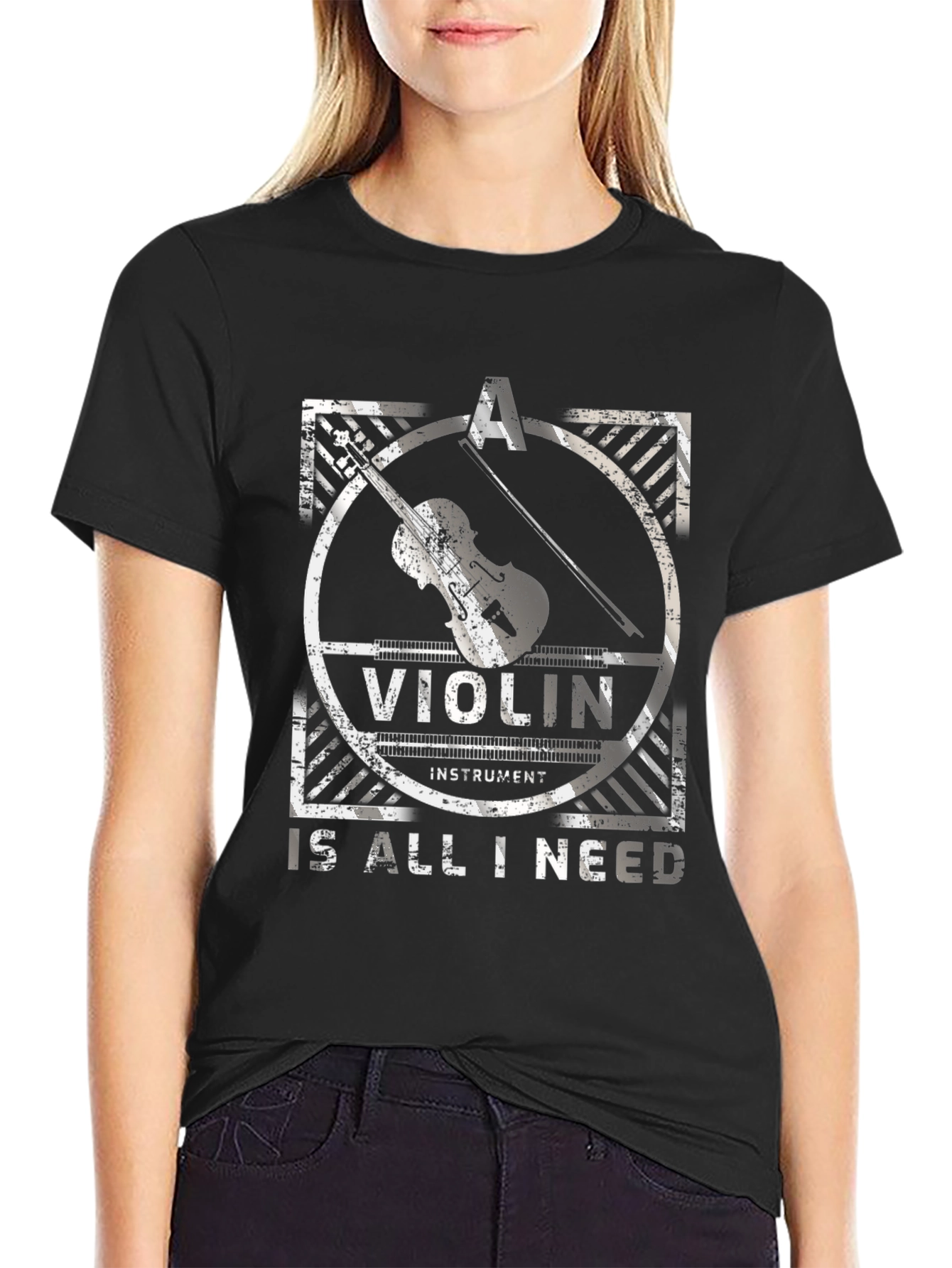 Violin Instrument T-Shirt - Is All I Need