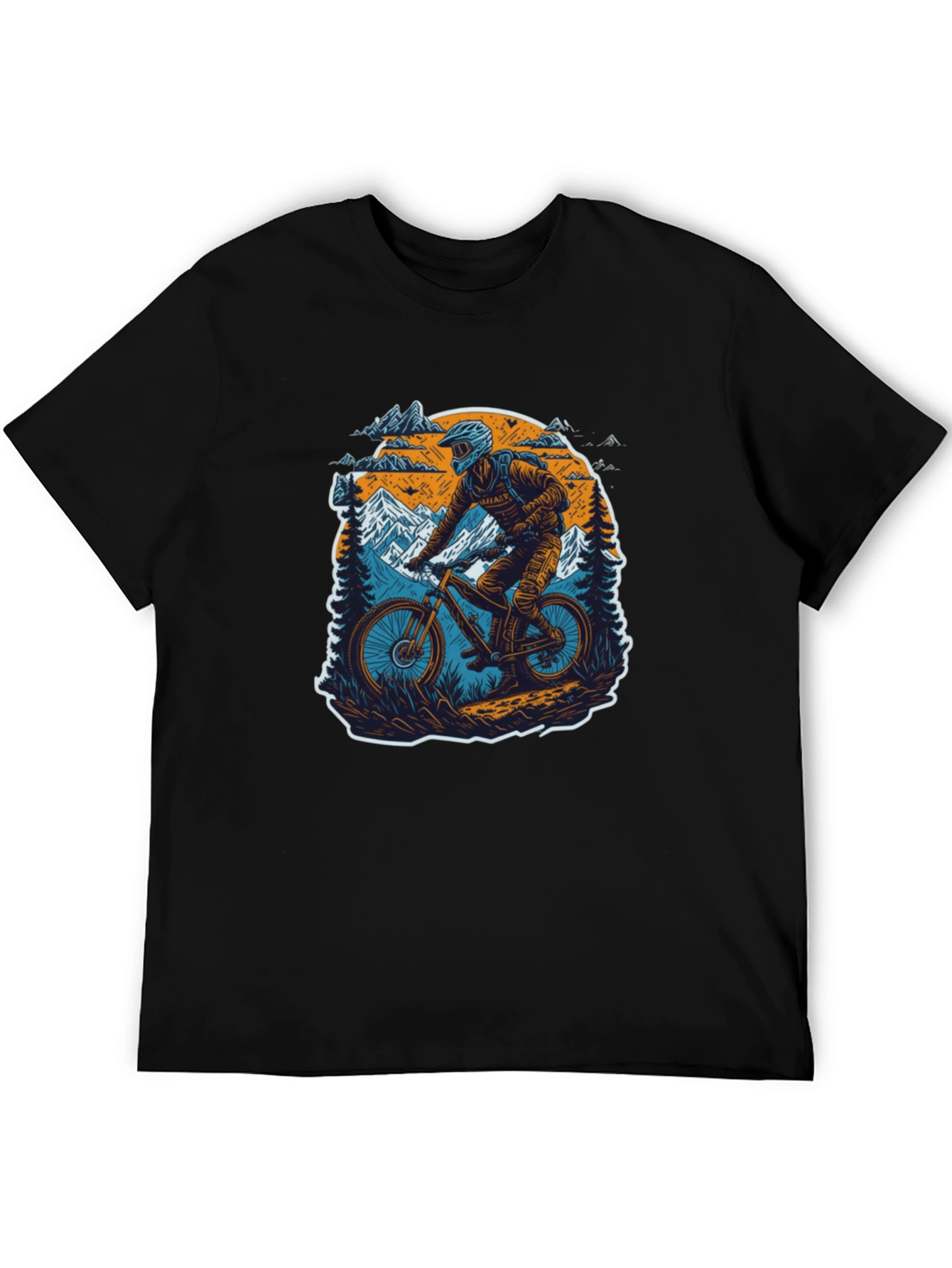 Mountain Biker Graphic Tee - Adventure Ready!