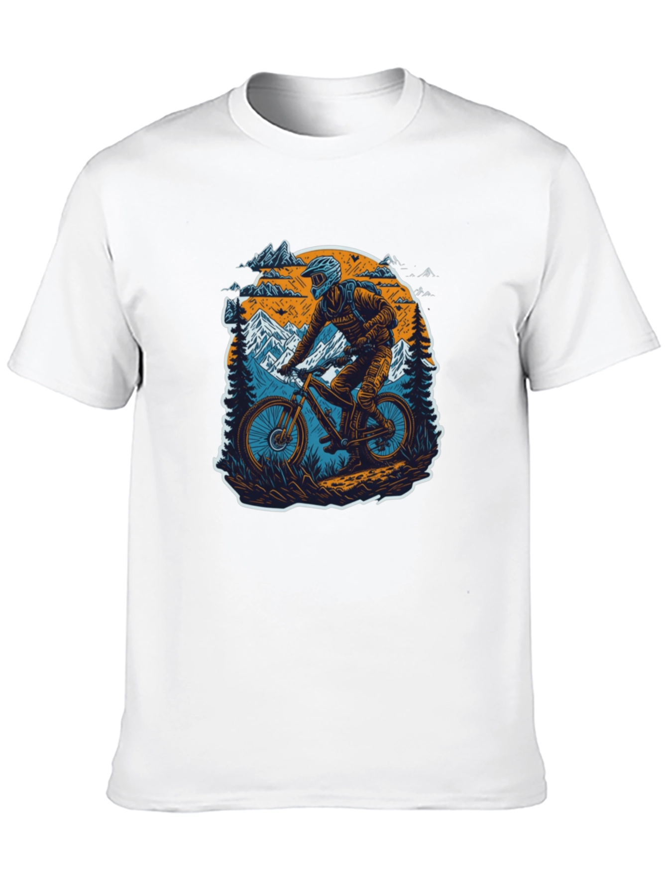 Mountain Biker Graphic Tee - Adventure Ready!