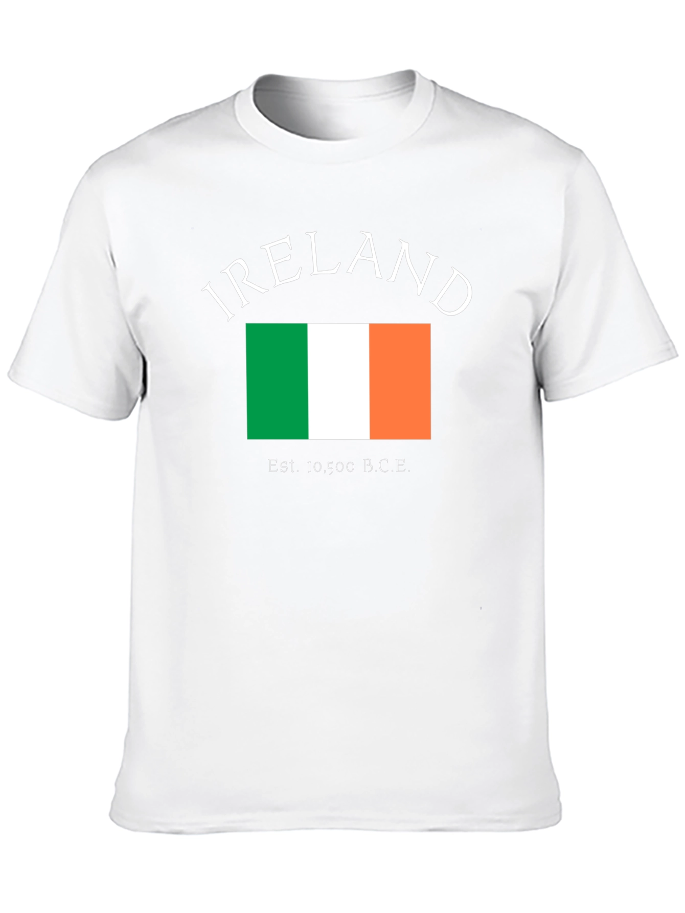Ireland Flag T-Shirt - Black