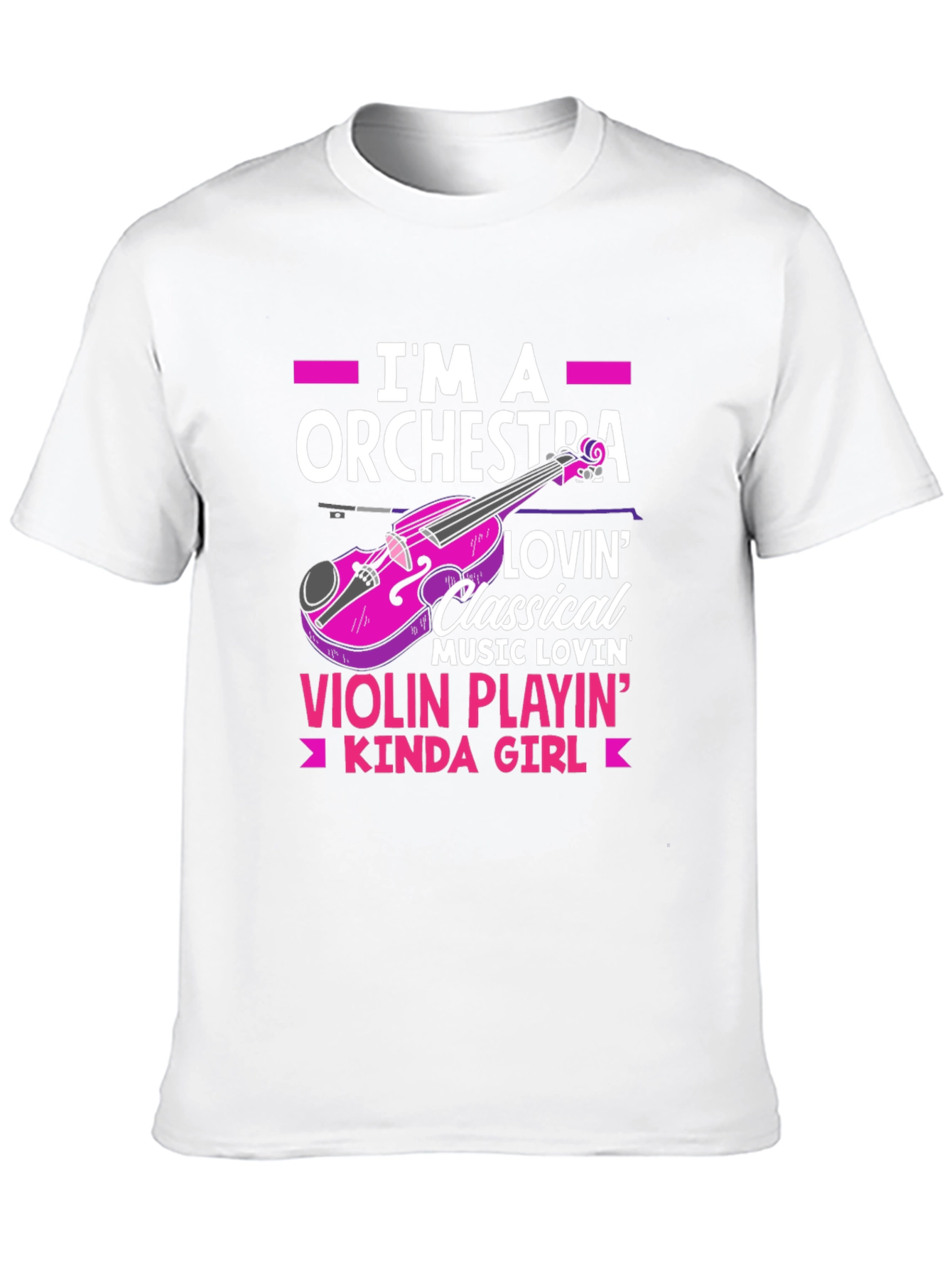Orchestra Violin Playin Girl T-Shirt