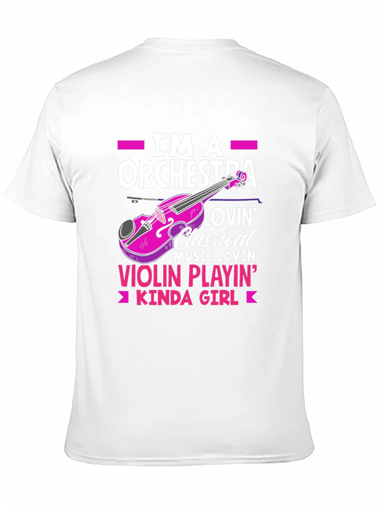 Orchestra Violin Playin Girl T-Shirt