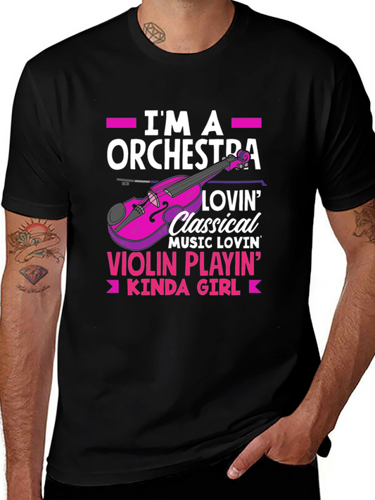 Orchestra Violin Playin Girl T-Shirt