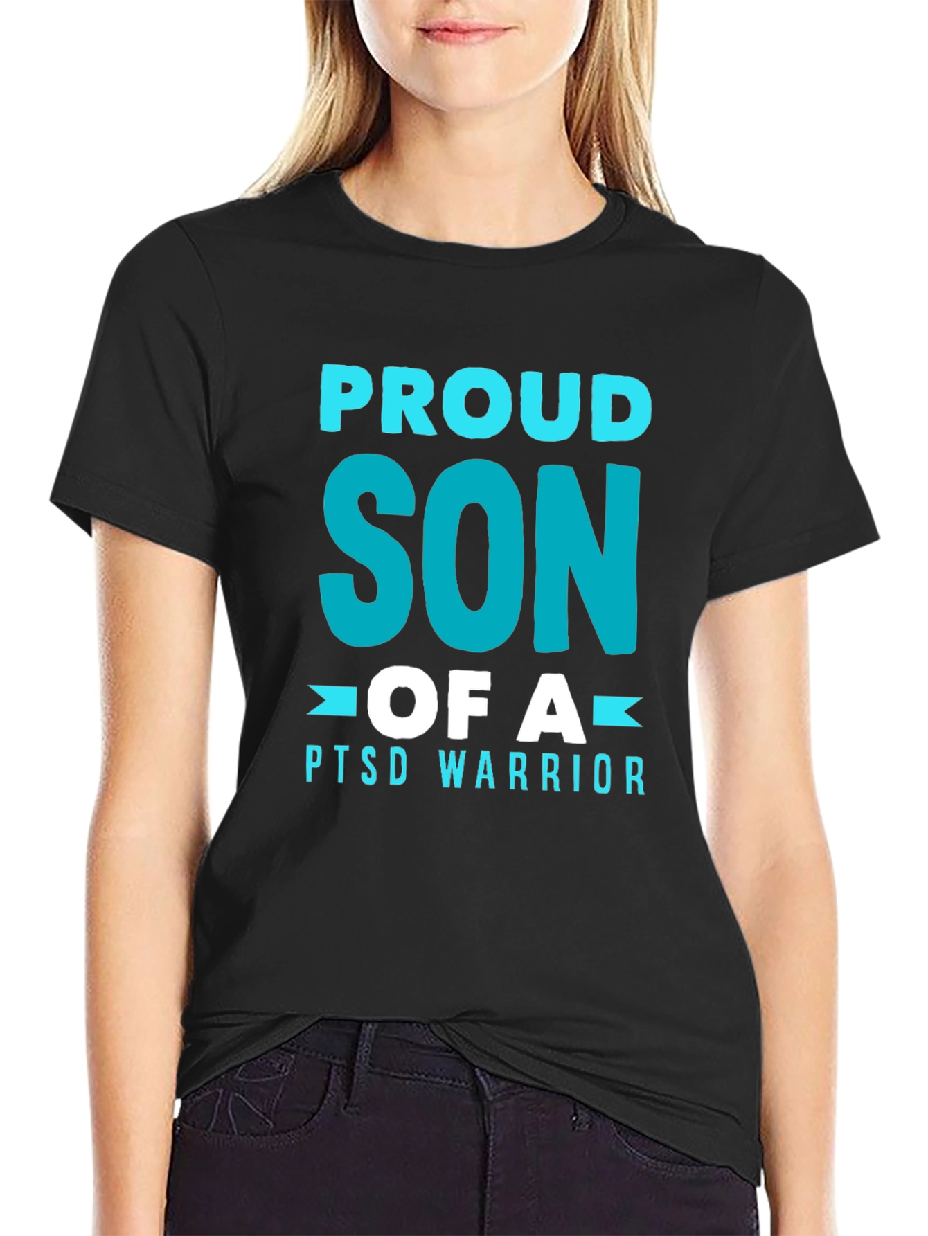 Proud Son of a PTSD Warrior Graphic Tee