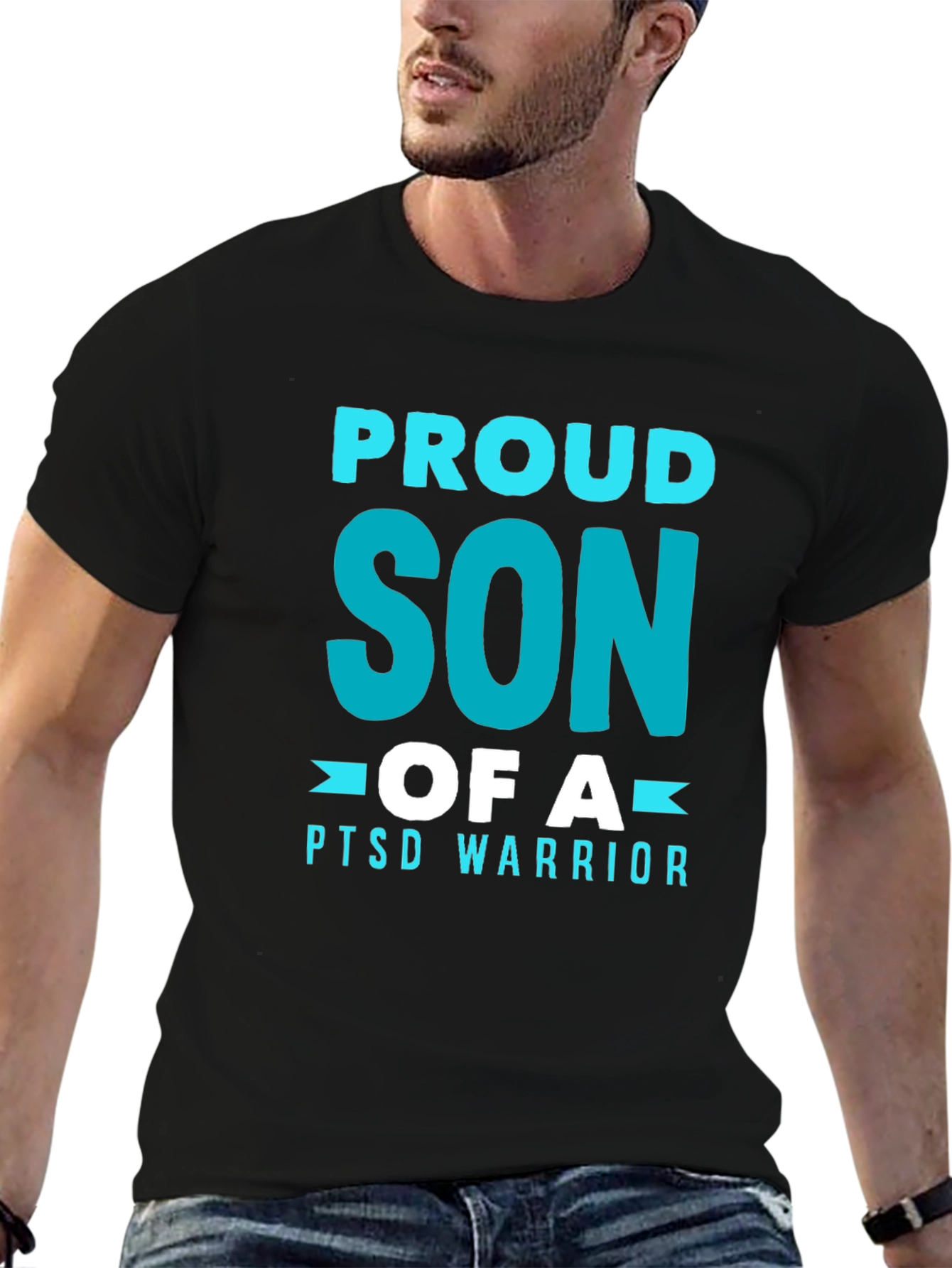 Proud Son of a PTSD Warrior Graphic Tee