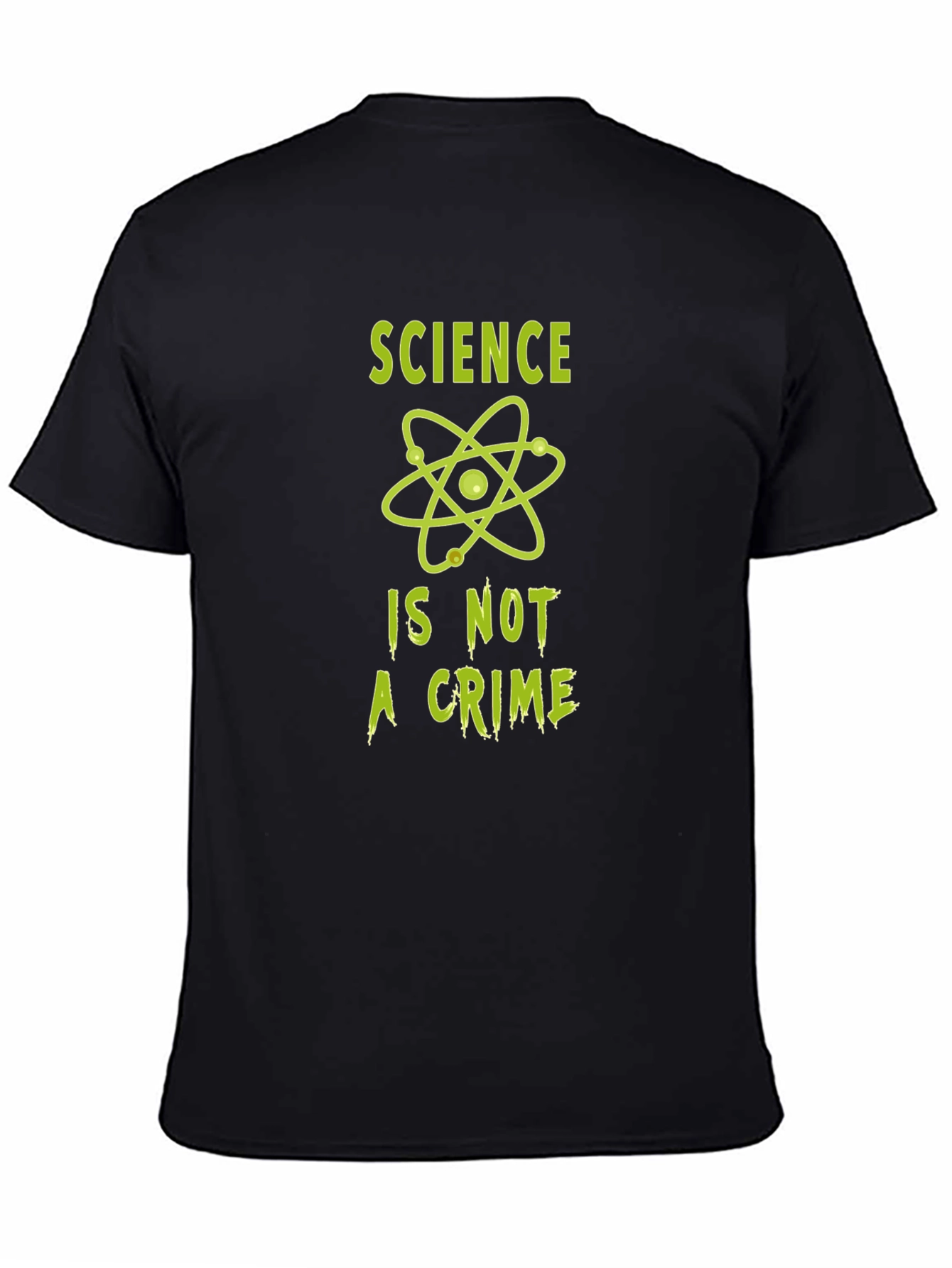 Science Is Not A Crime T-Shirt - Black
