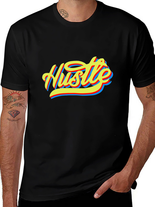 Hustle Graphic Tee - Bold Streetwear Style