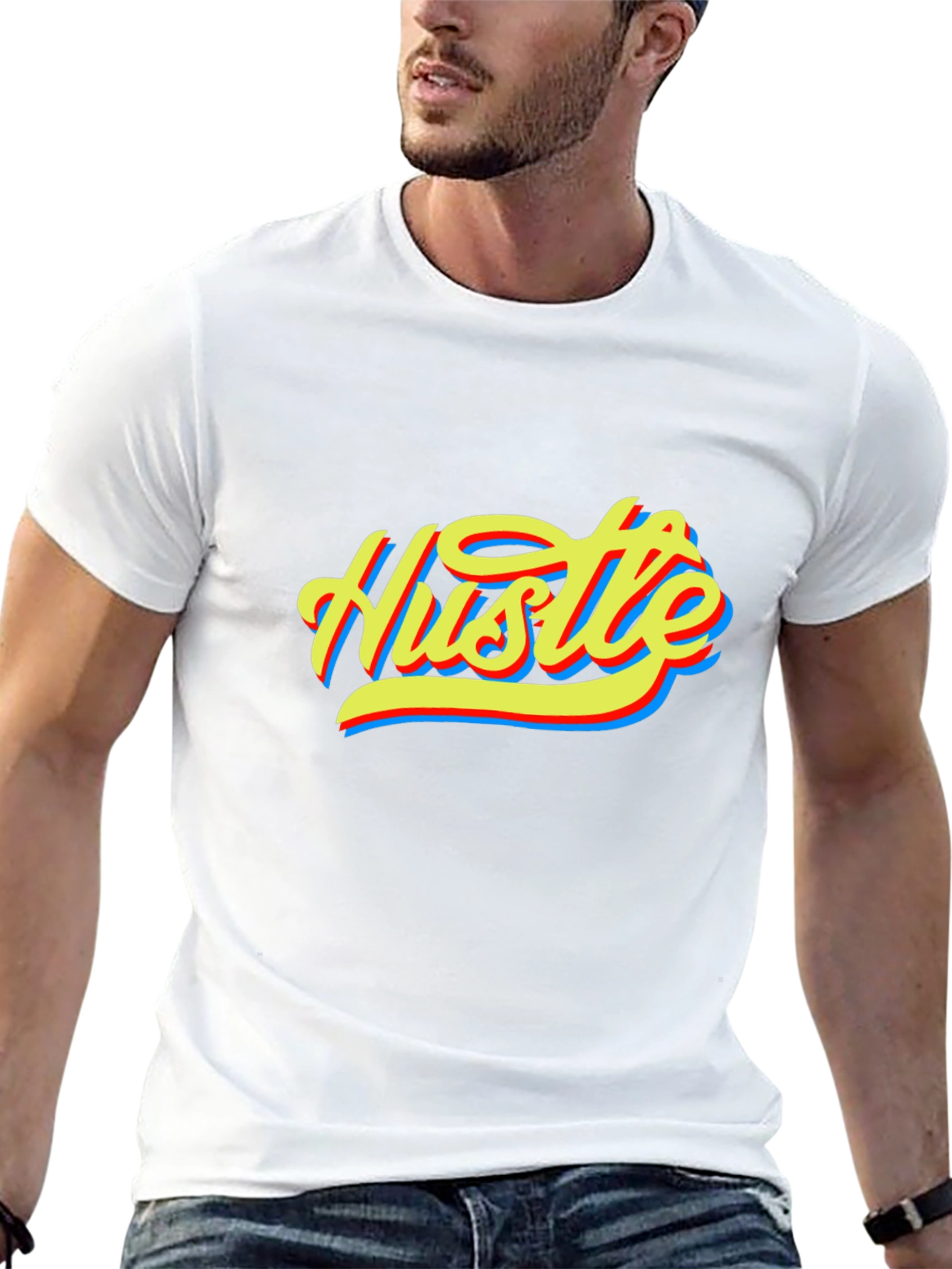 Hustle Graphic Tee - Bold Streetwear Style