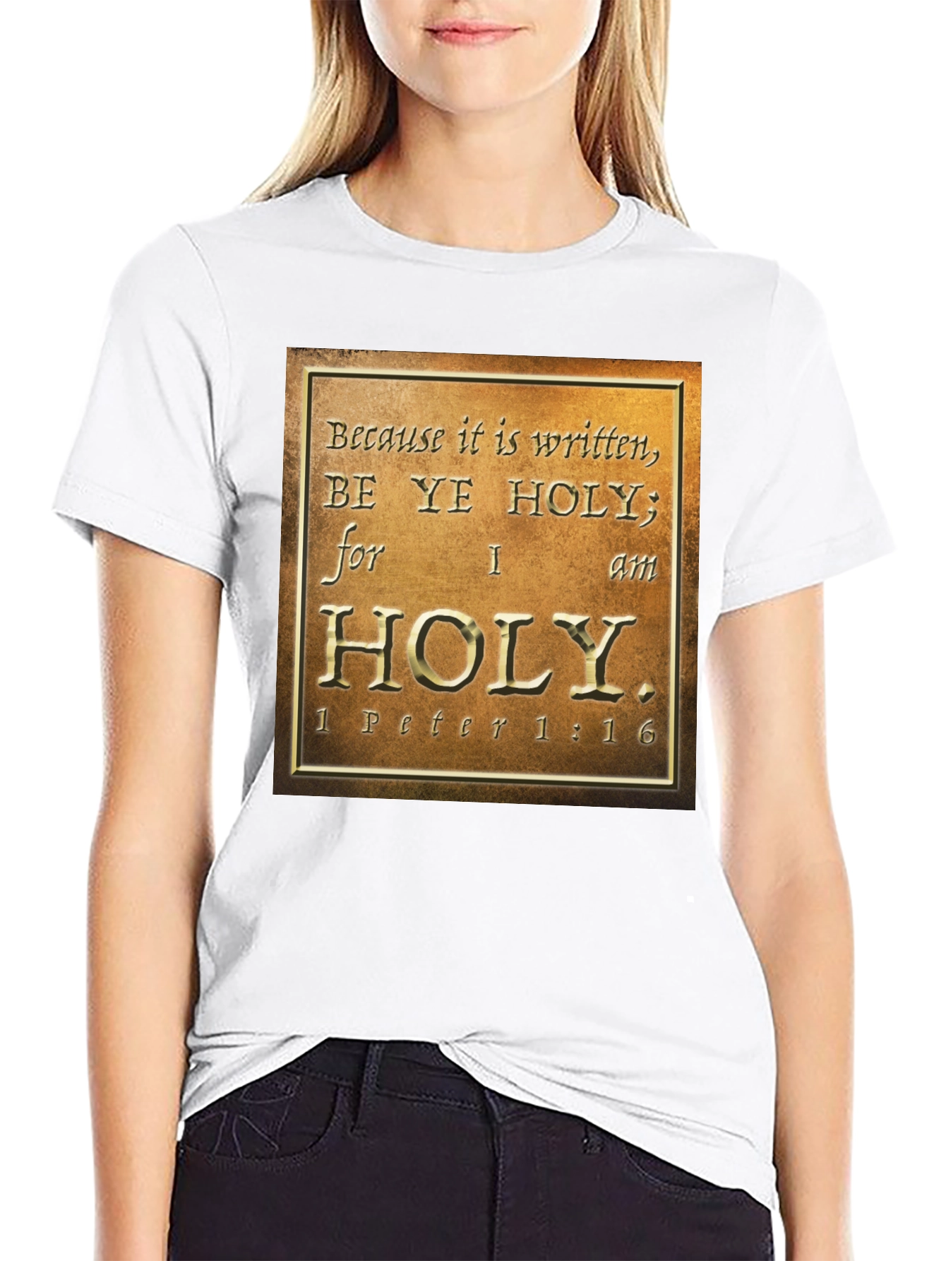 Be Ye Holy T-Shirt - Christian Verse