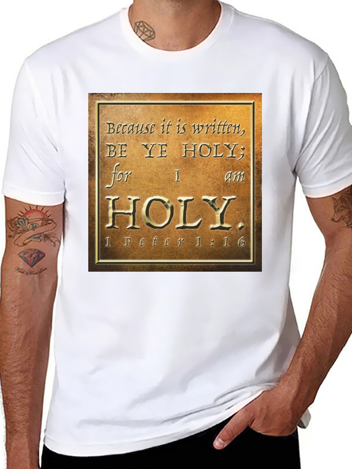 Be Ye Holy T-Shirt - Christian Verse