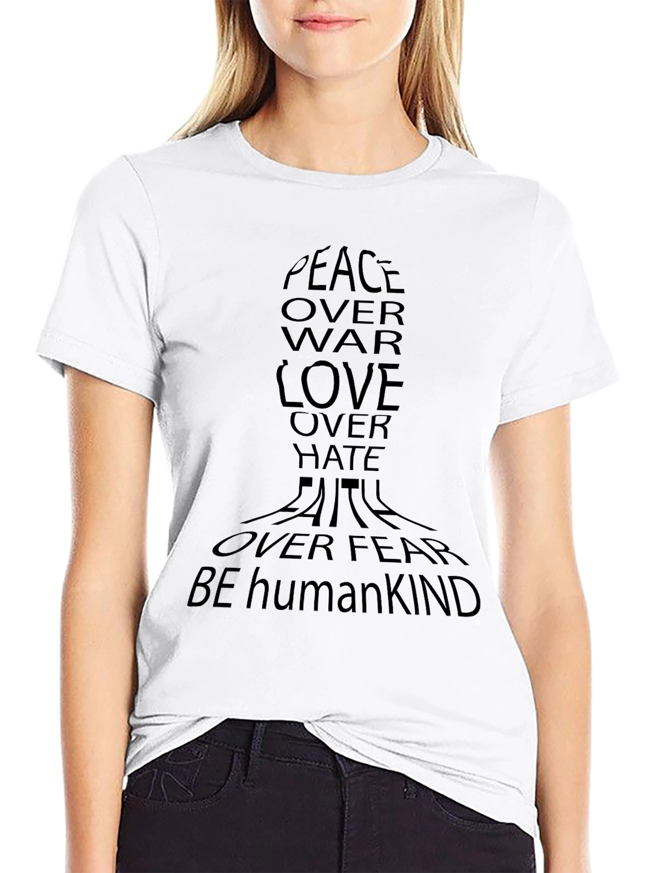Peace Over War Graphic T-Shirt