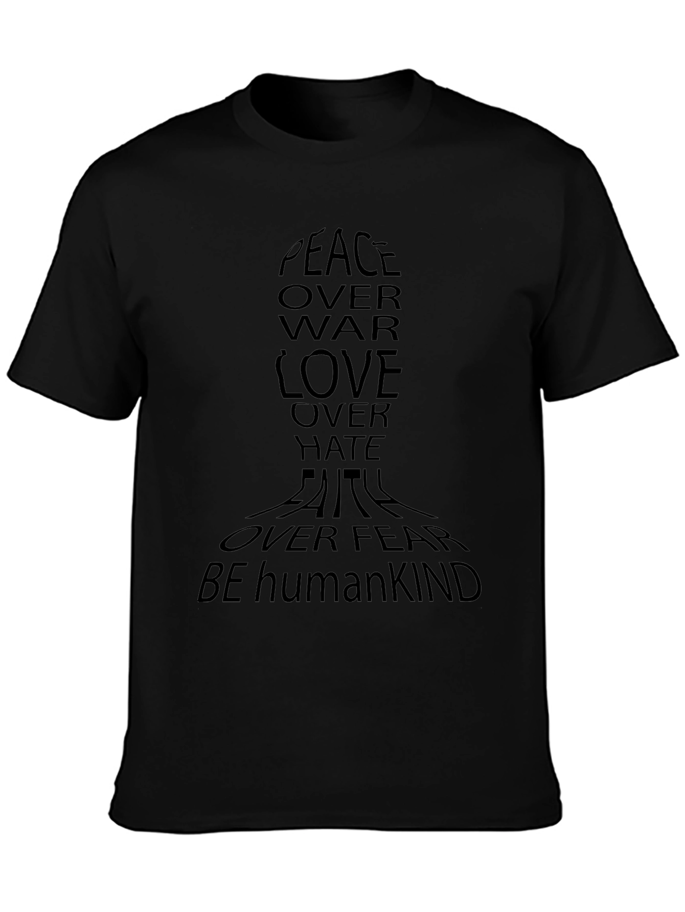 Peace Over War Graphic T-Shirt