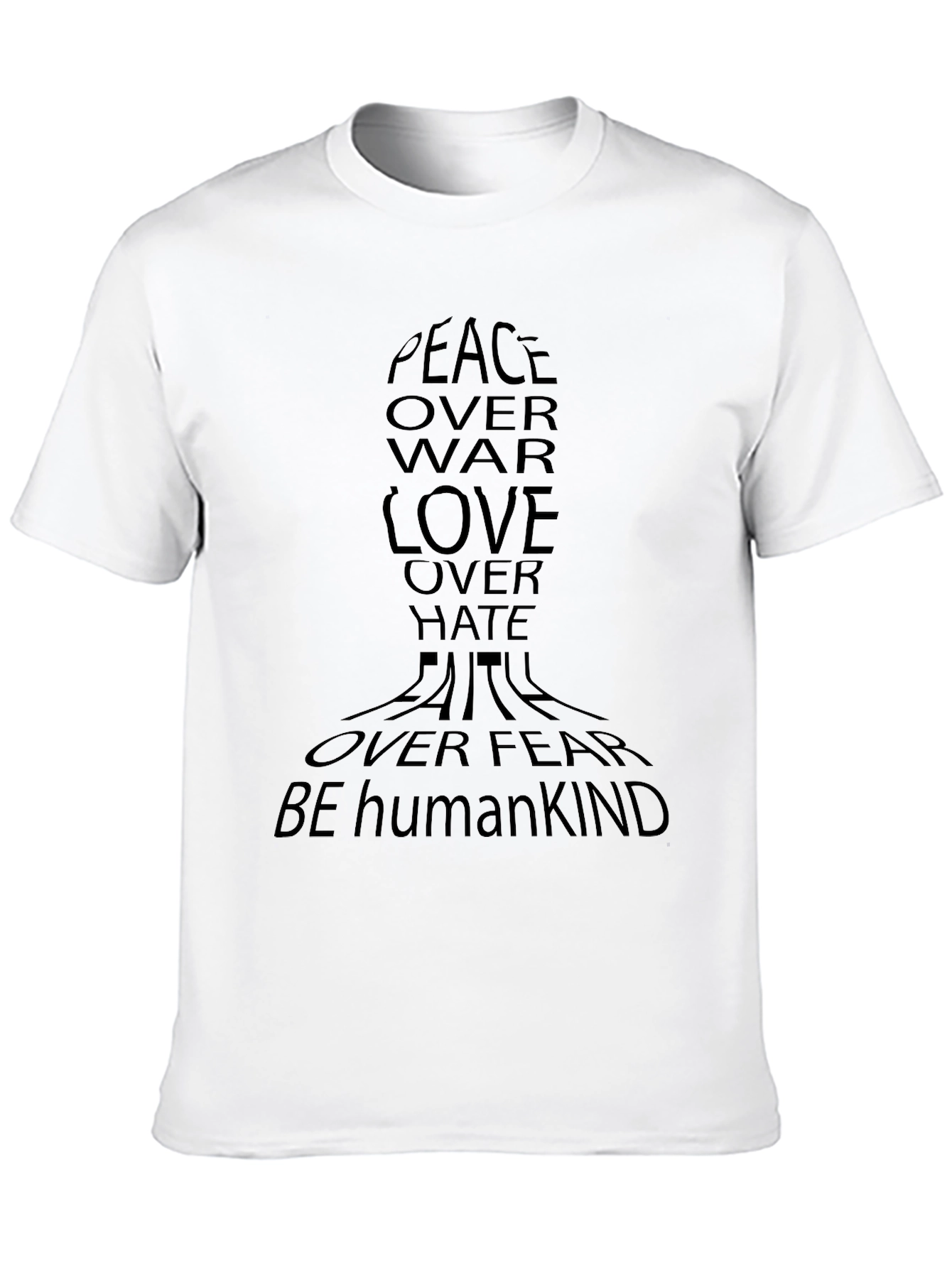 Peace Over War Graphic T-Shirt