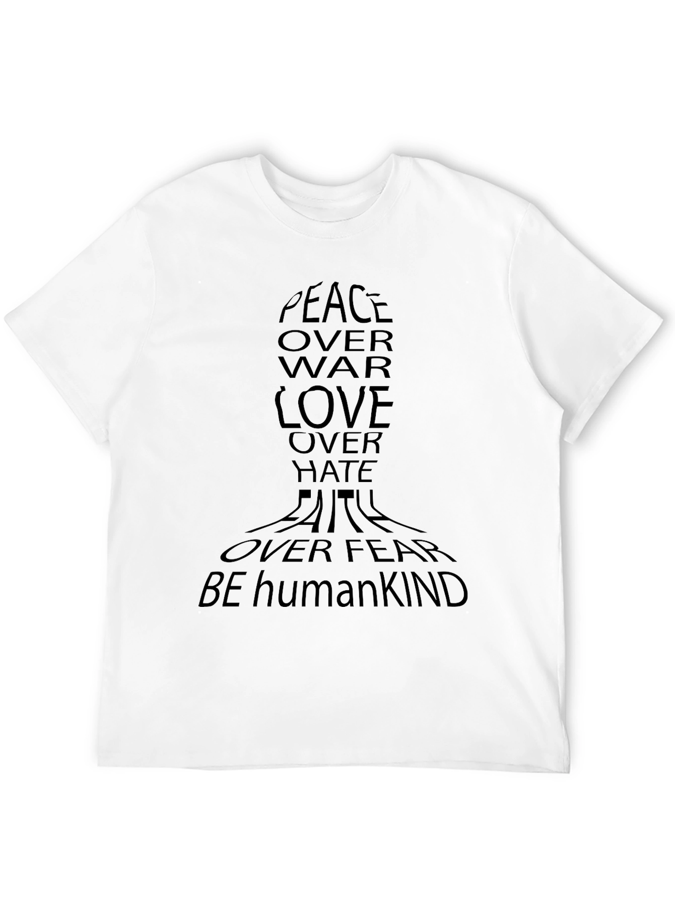 Peace Over War Graphic T-Shirt