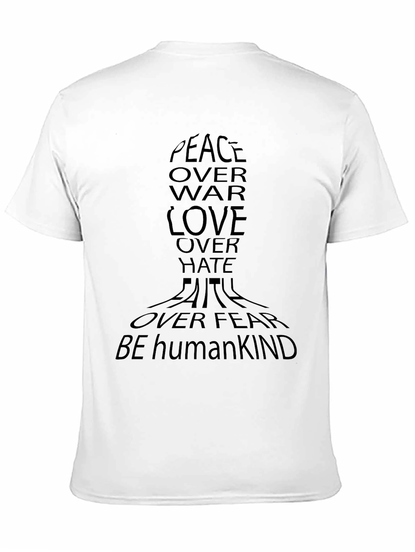 Peace Over War Graphic T-Shirt