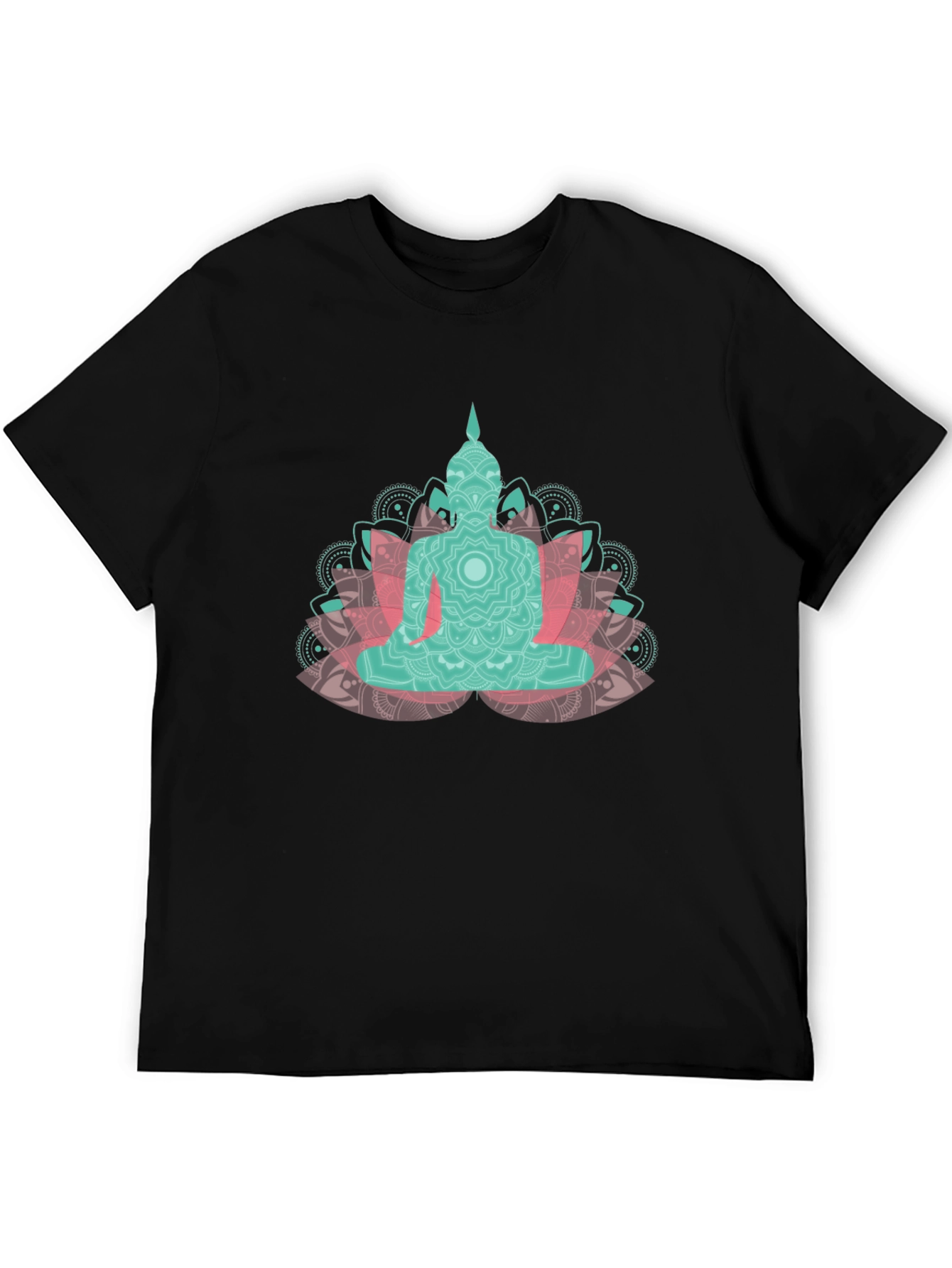 Buddha Mandala Graphic Tee - Spiritual Comfort