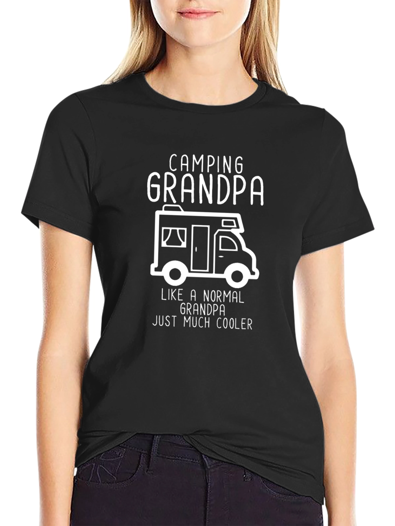 Camping Grandpa T-Shirt - Cool Grandfather Tee
