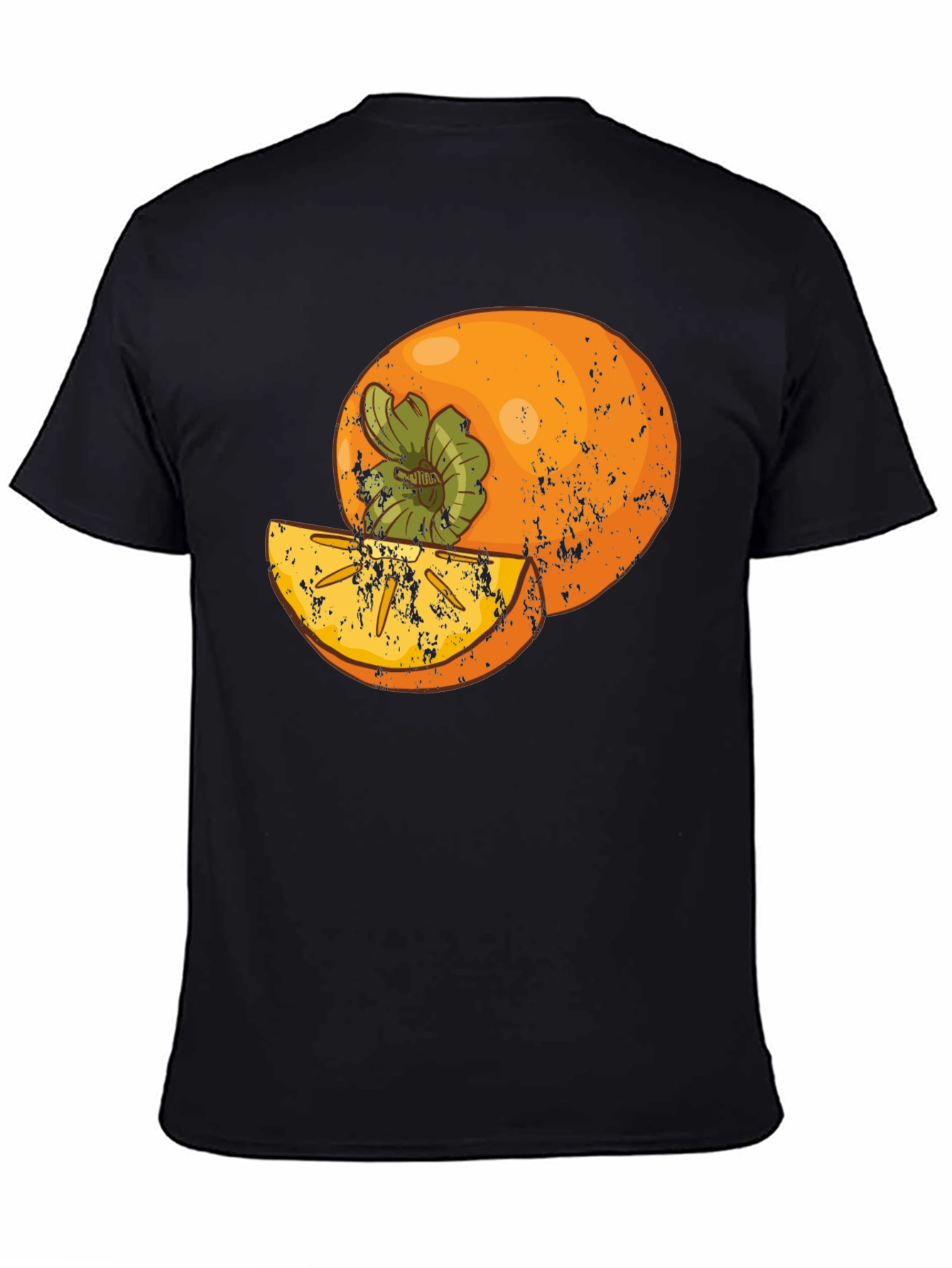 Persimmon Graphic Tee - Stylish Fruit Design