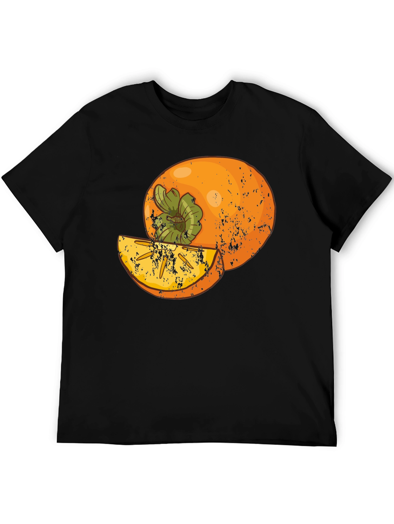 Persimmon Graphic Tee - Stylish Fruit Design