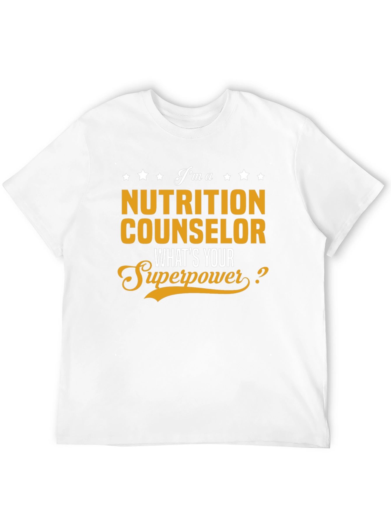 Nutrition Counselor T-Shirt - Superpower Design