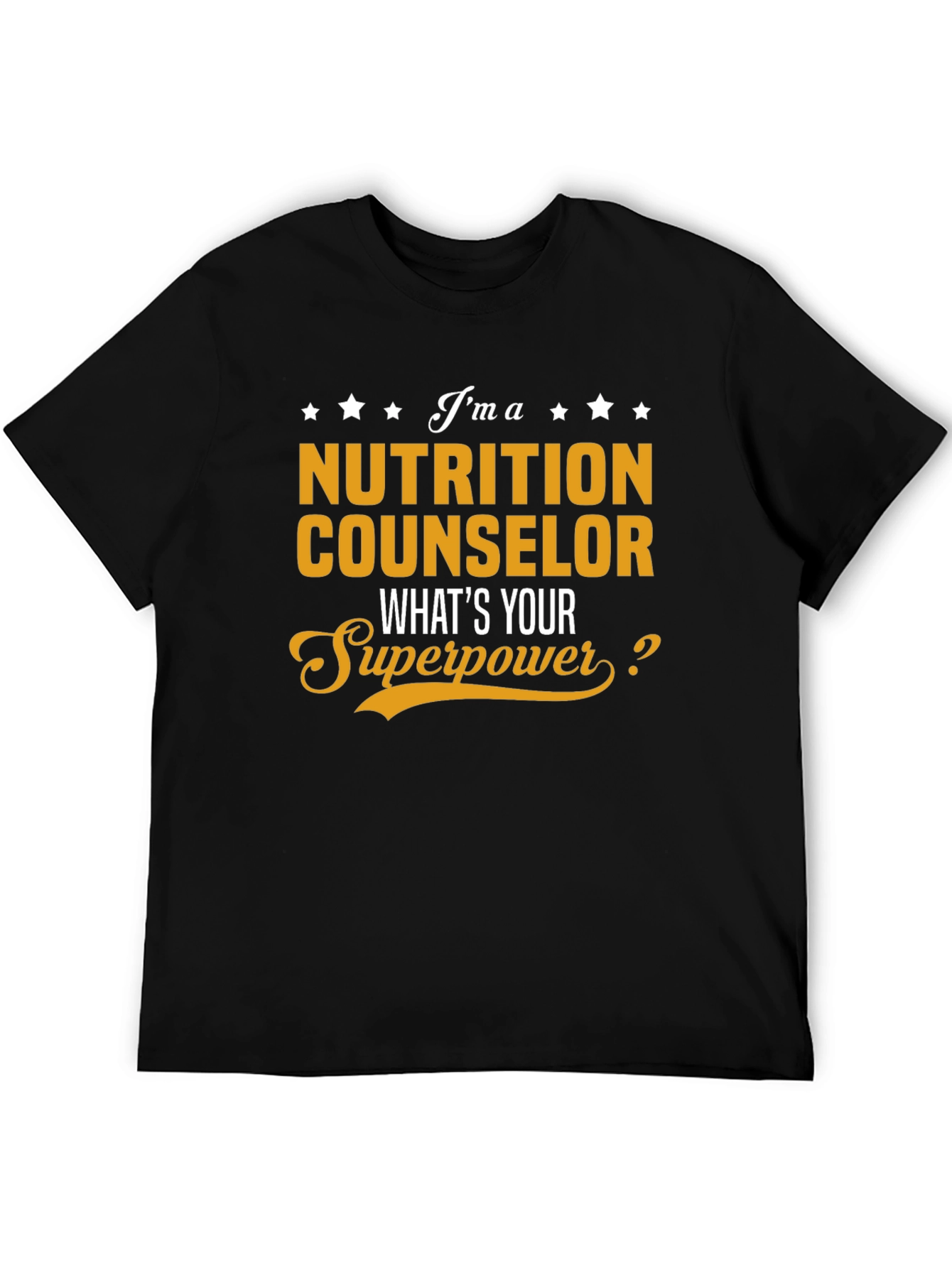 Nutrition Counselor T-Shirt - Superpower Design