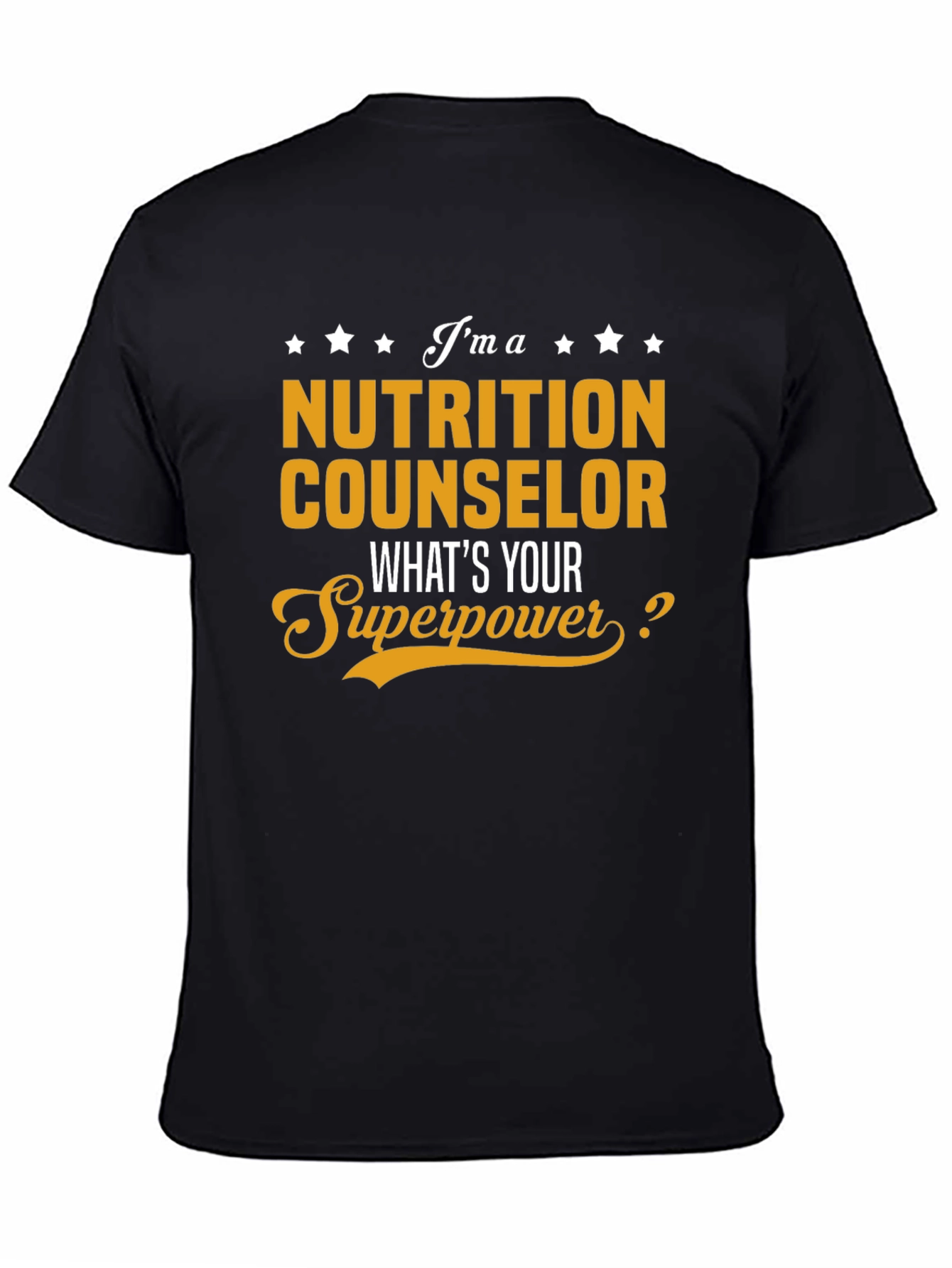 Nutrition Counselor T-Shirt - Superpower Design