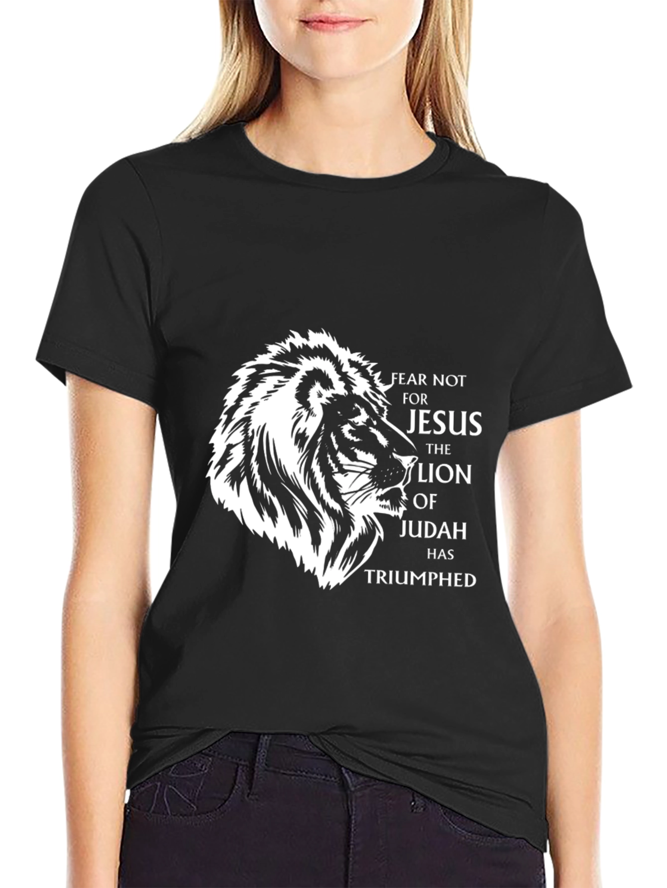 Lion of Judah Jesus T-Shirt - Fear Not