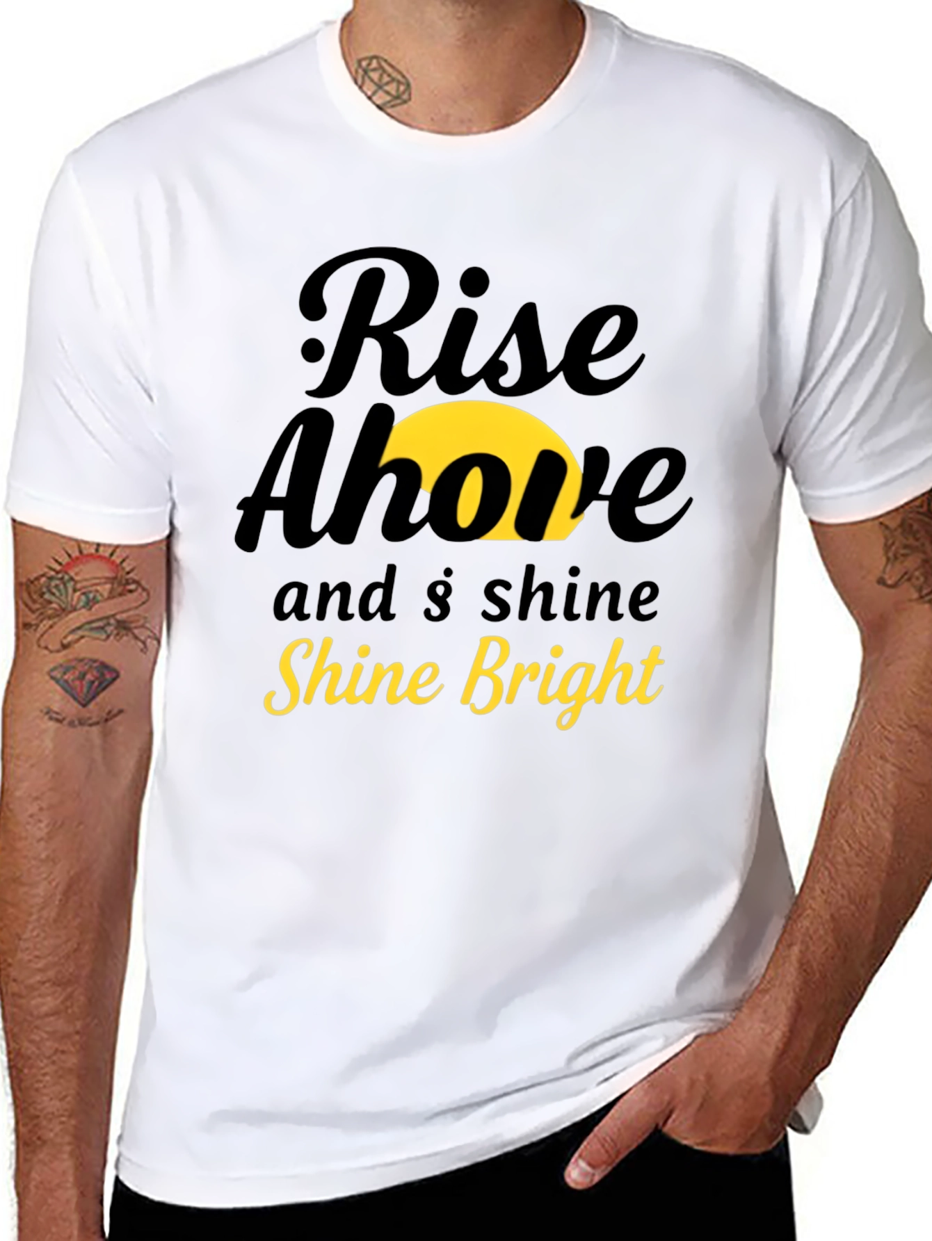 Rise Above & Shine Bright Graphic Tee