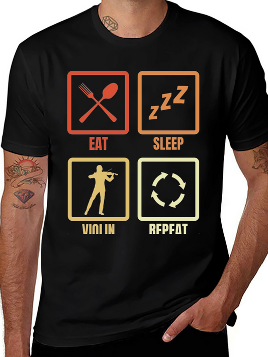 Eat Sleep Violin Repeat T-Shirt