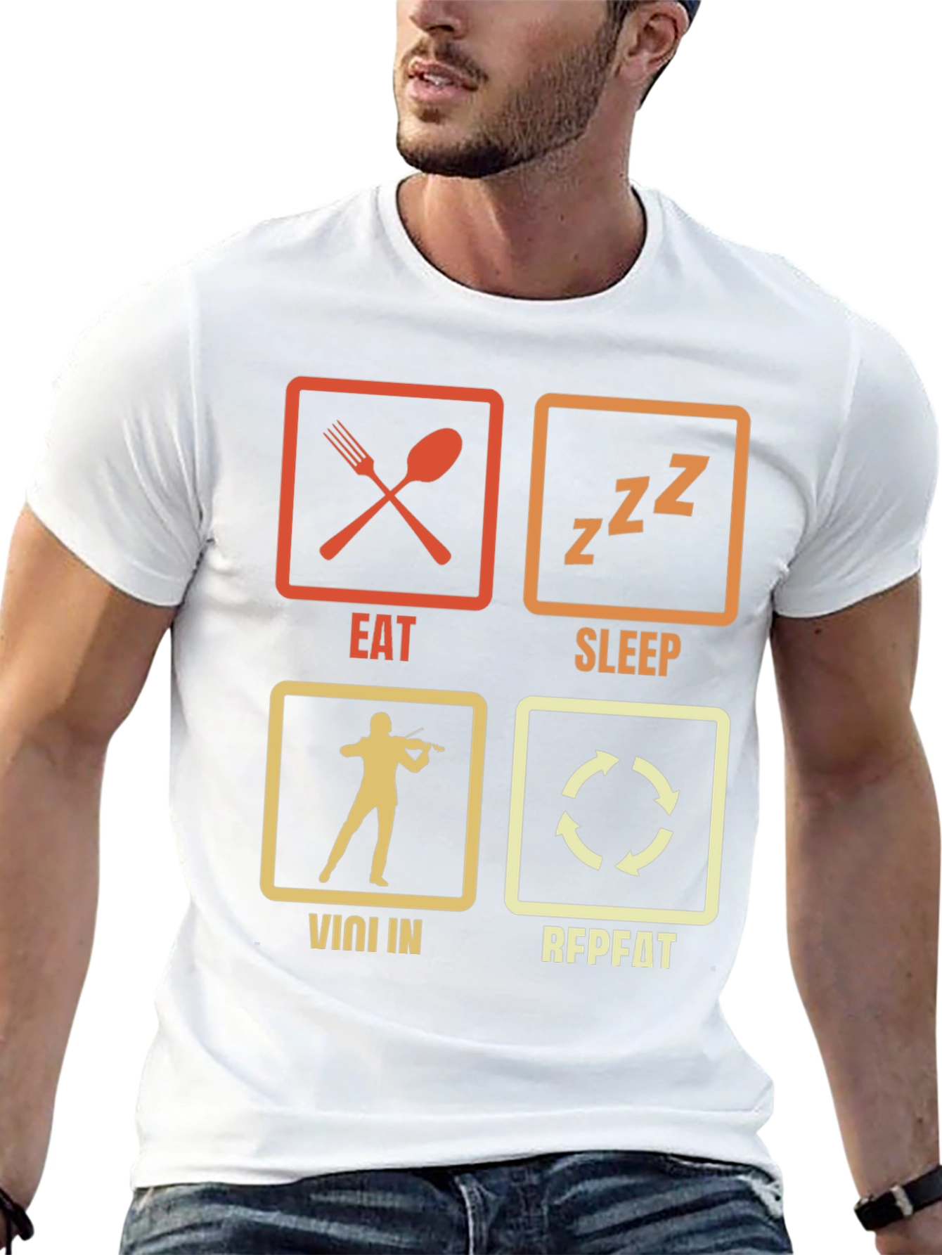 Eat Sleep Violin Repeat T-Shirt