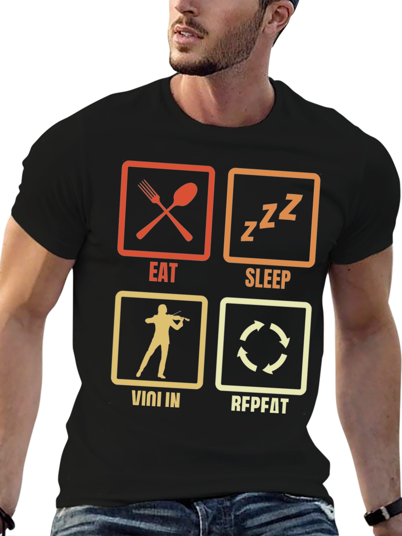 Eat Sleep Violin Repeat T-Shirt
