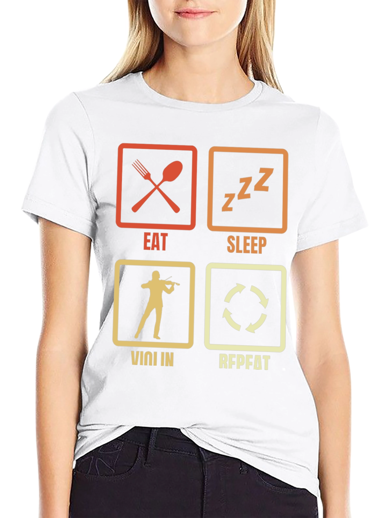 Eat Sleep Violin Repeat T-Shirt
