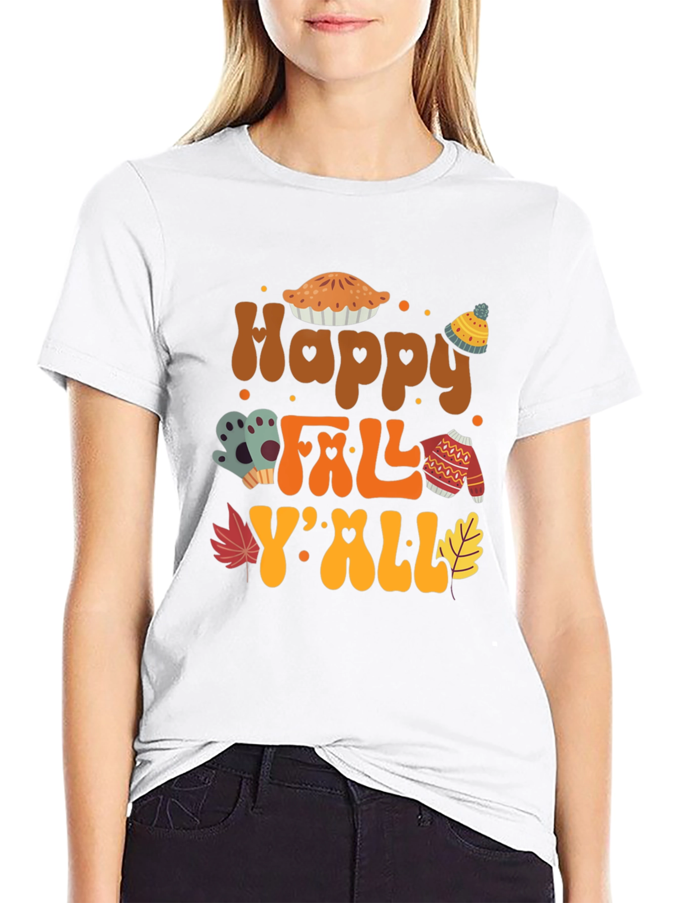 Happy Fall Yall Graphic Tee