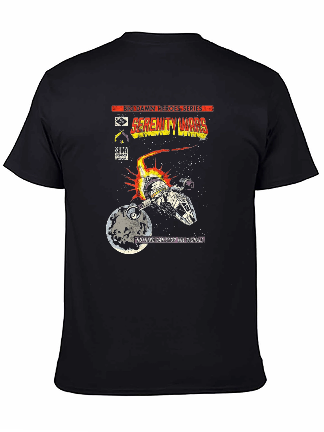 Serenity Wars Comic T-Shirt - Sci-Fi Fan Apparel