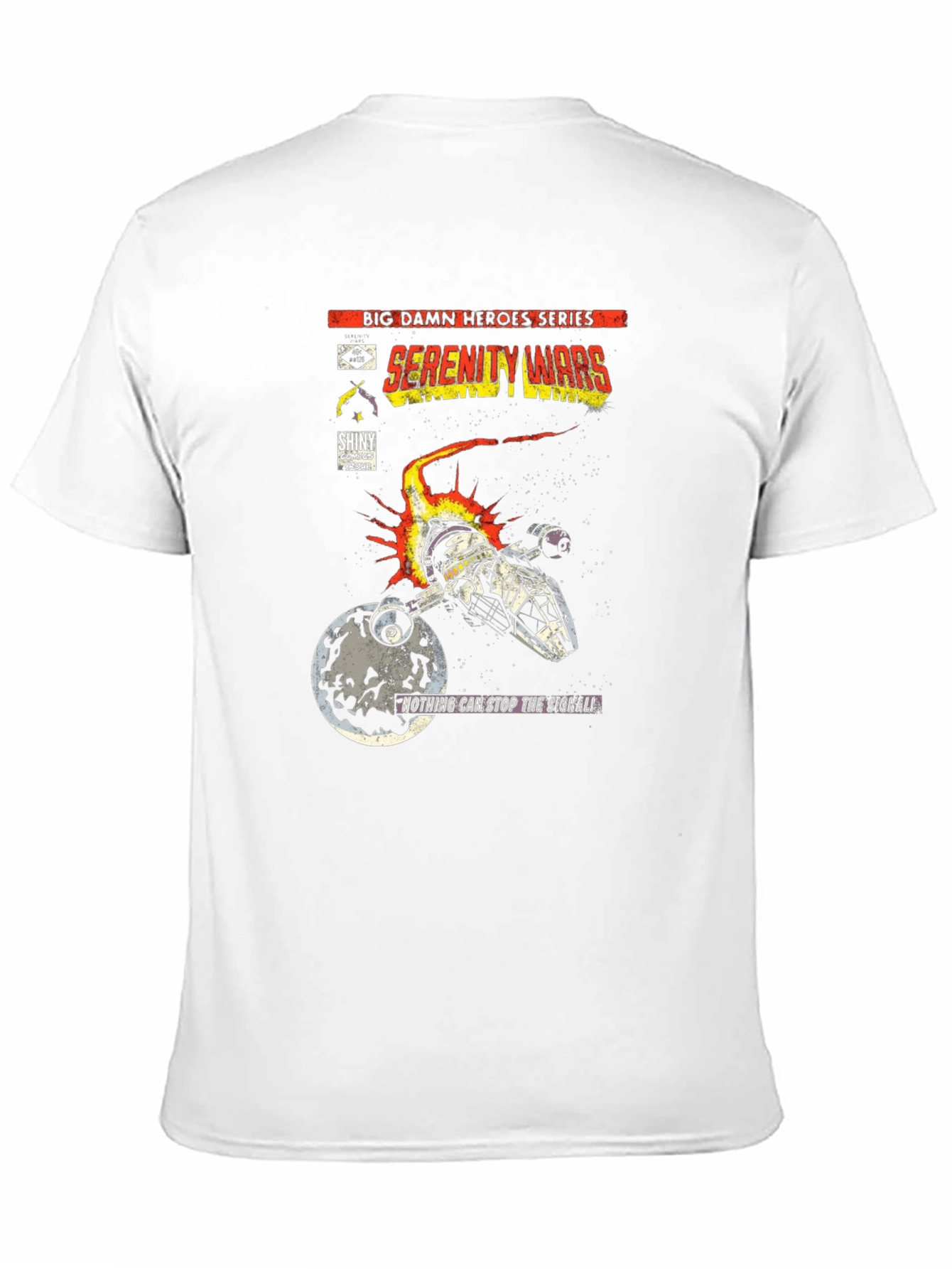 Serenity Wars Comic T-Shirt - Sci-Fi Fan Apparel