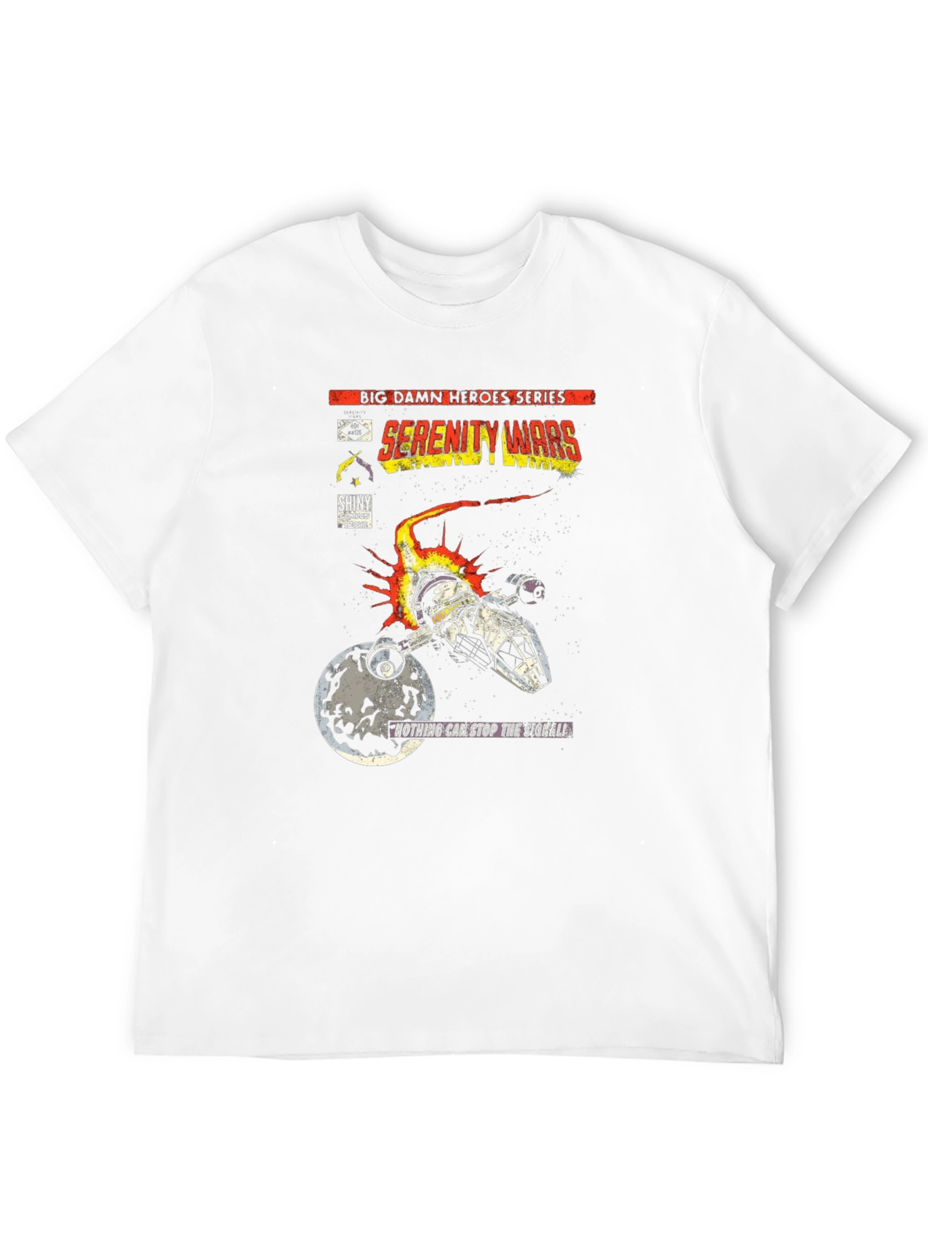 Serenity Wars Comic T-Shirt - Sci-Fi Fan Apparel