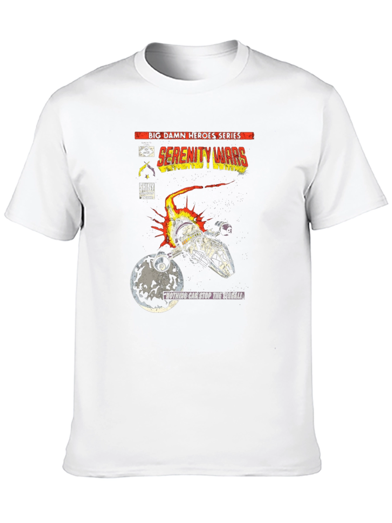 Serenity Wars Comic T-Shirt - Sci-Fi Fan Apparel