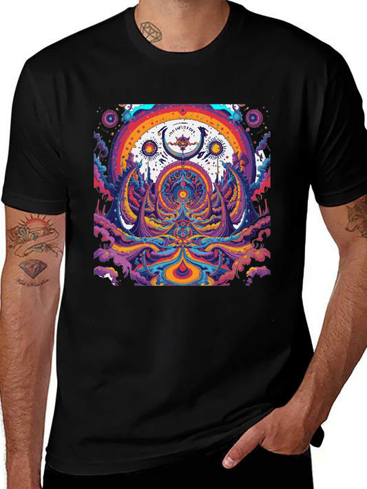 Psychedelic Rainbow Graphic Tee